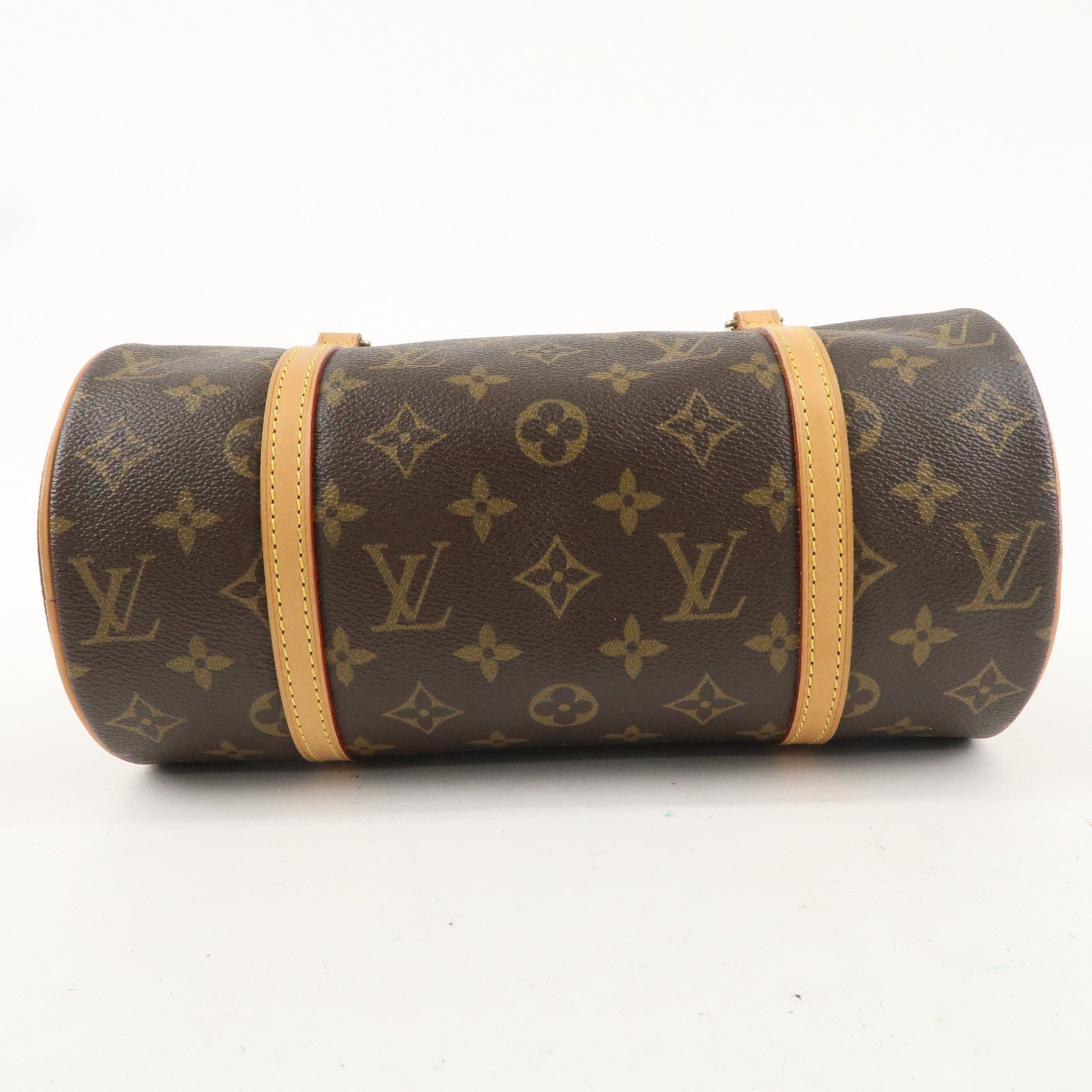 Louis Vuitton Monogram Papillon 26 Hand Bag 
Pouch Brown M51386