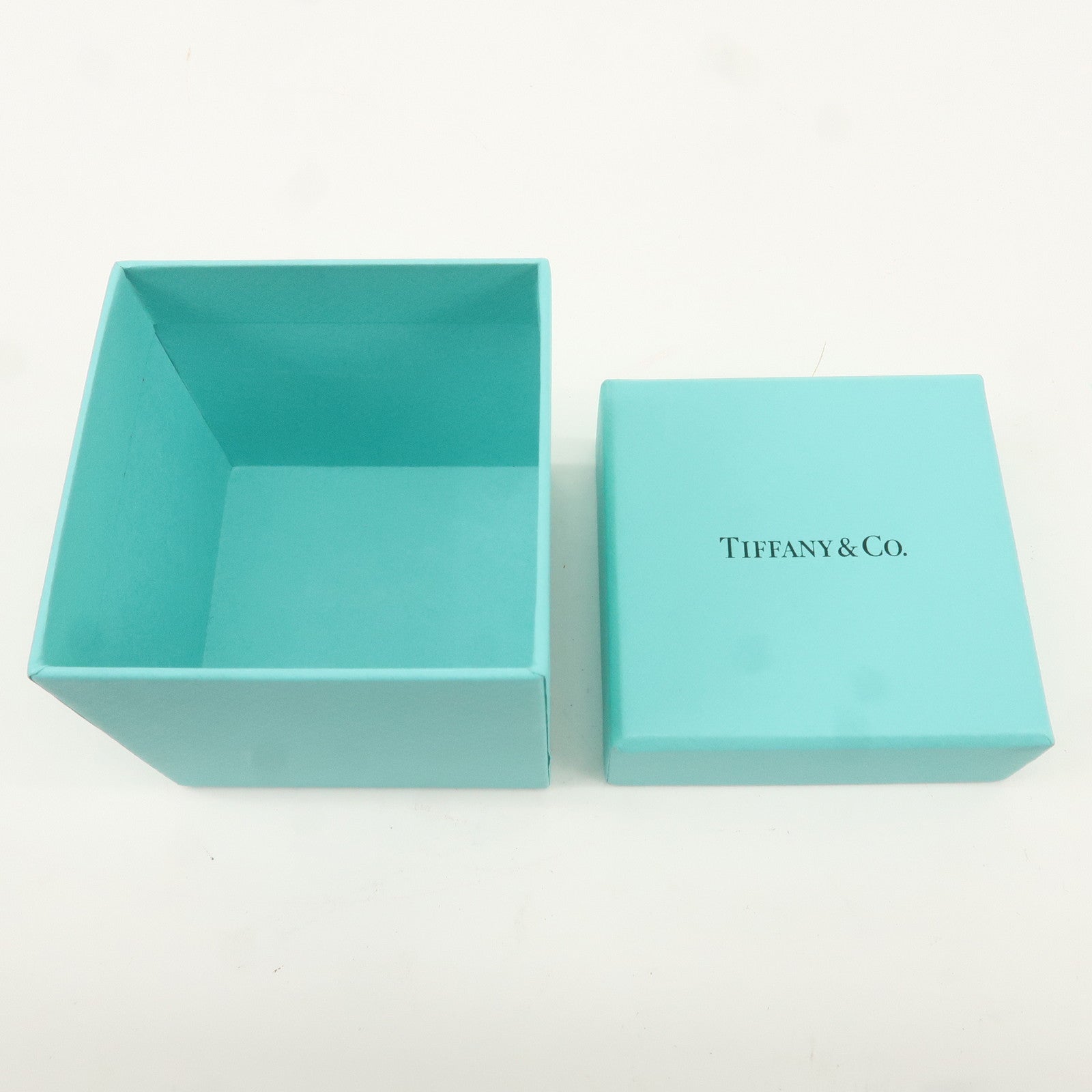 Tiffany&Co. Set of 2 Jewelry Box For Pair Rings Tiffany Blue