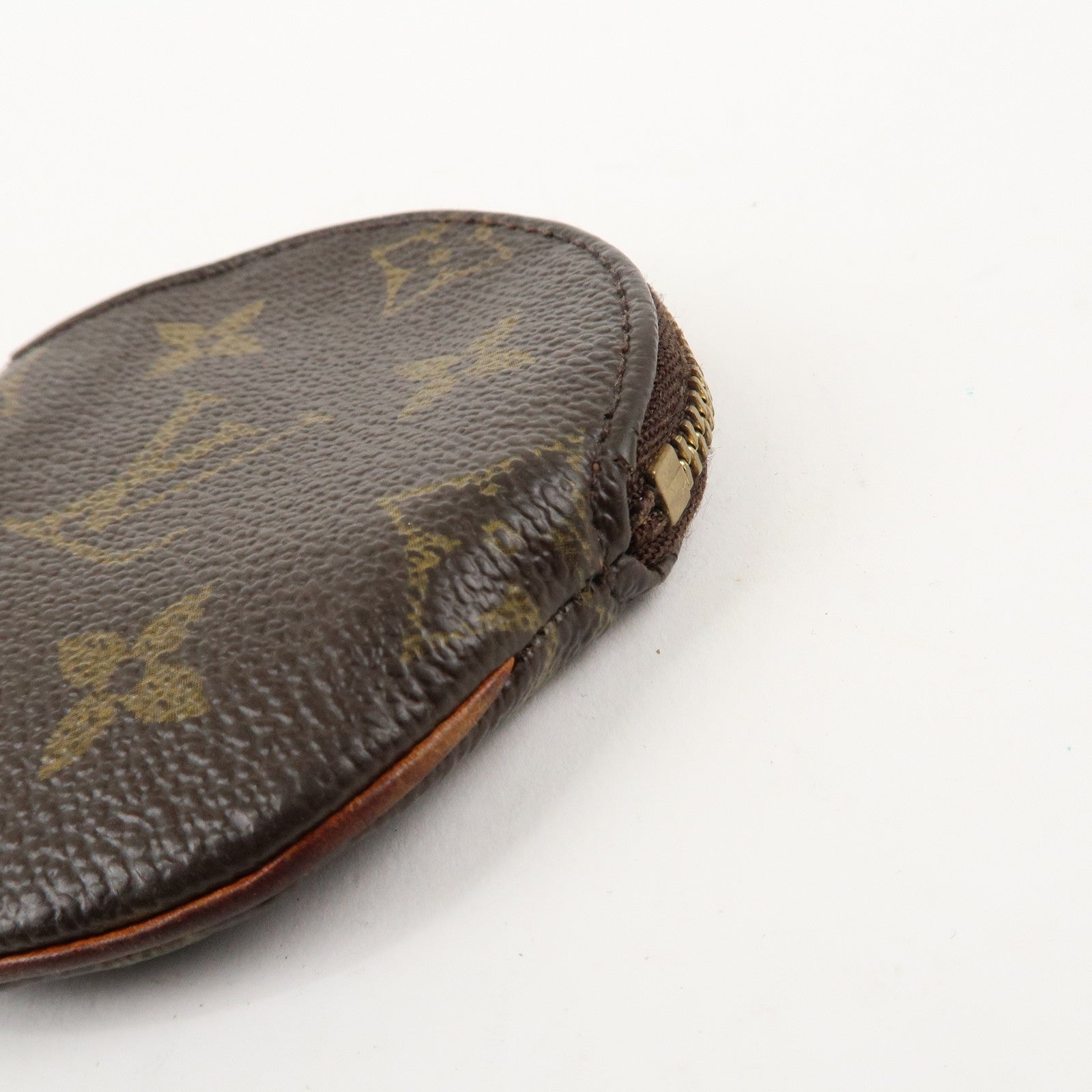 Louis Vuitton Set of 2 Monogram Coin Case Brown M62650 M61926 Used