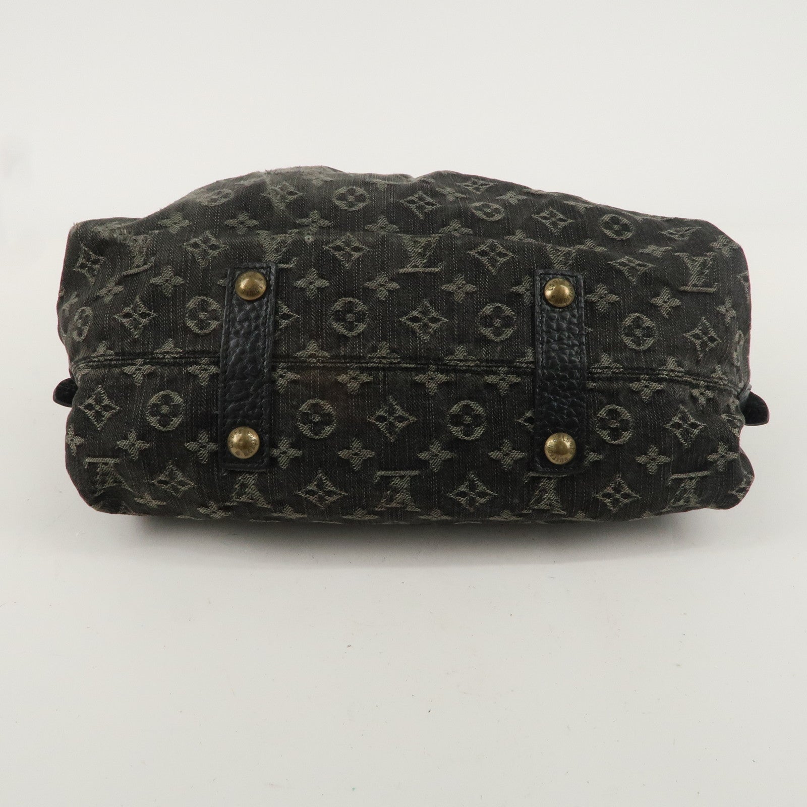 Louis Vuitton Monogram Denim Neo Cabby MM 2Way Bag Noir M95351