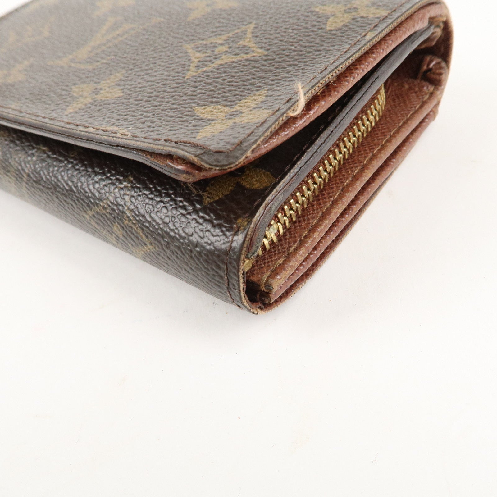 Louis Vuitton Monogram Set of 2 Bi-fold Wallet Brown M61663 M61730