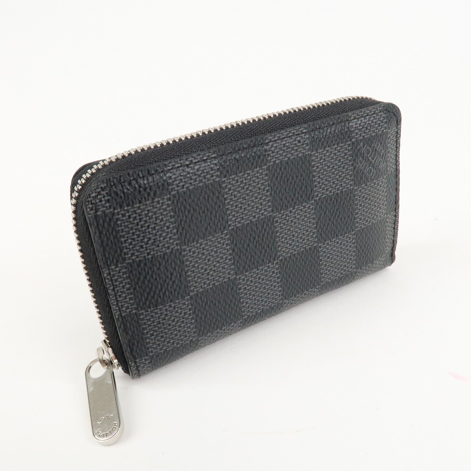 Louis Vuitton Damier Graphite Zippy Coin Purse Coin Case N63076