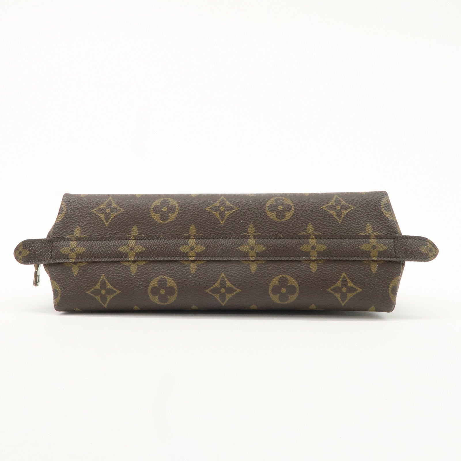 Louis Vuitton Monogram Trousse Demi Ronde Pouch M47520 Used