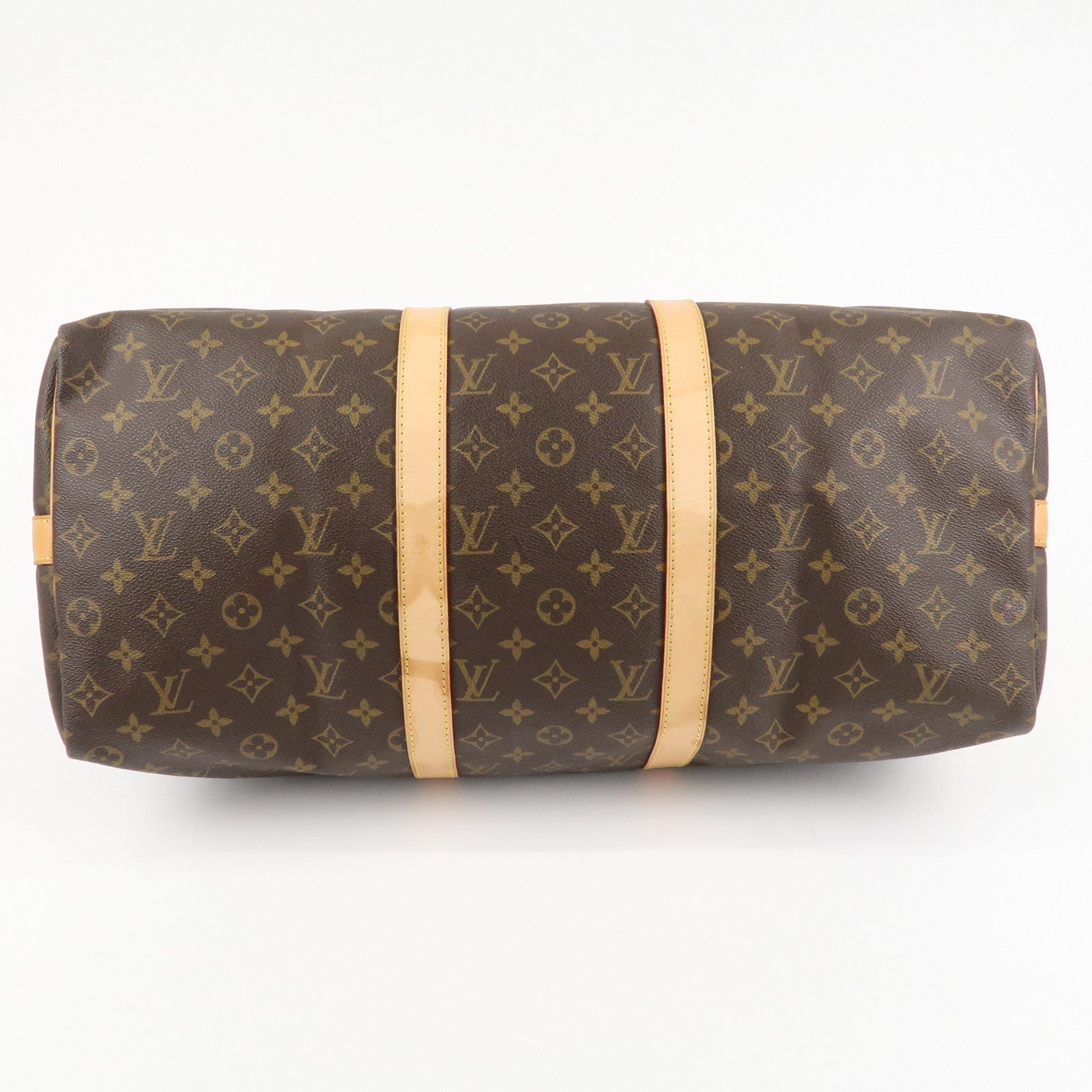 Louis Vuitton Monogram Keep All Bandouliere 50 Boston Bag M41416