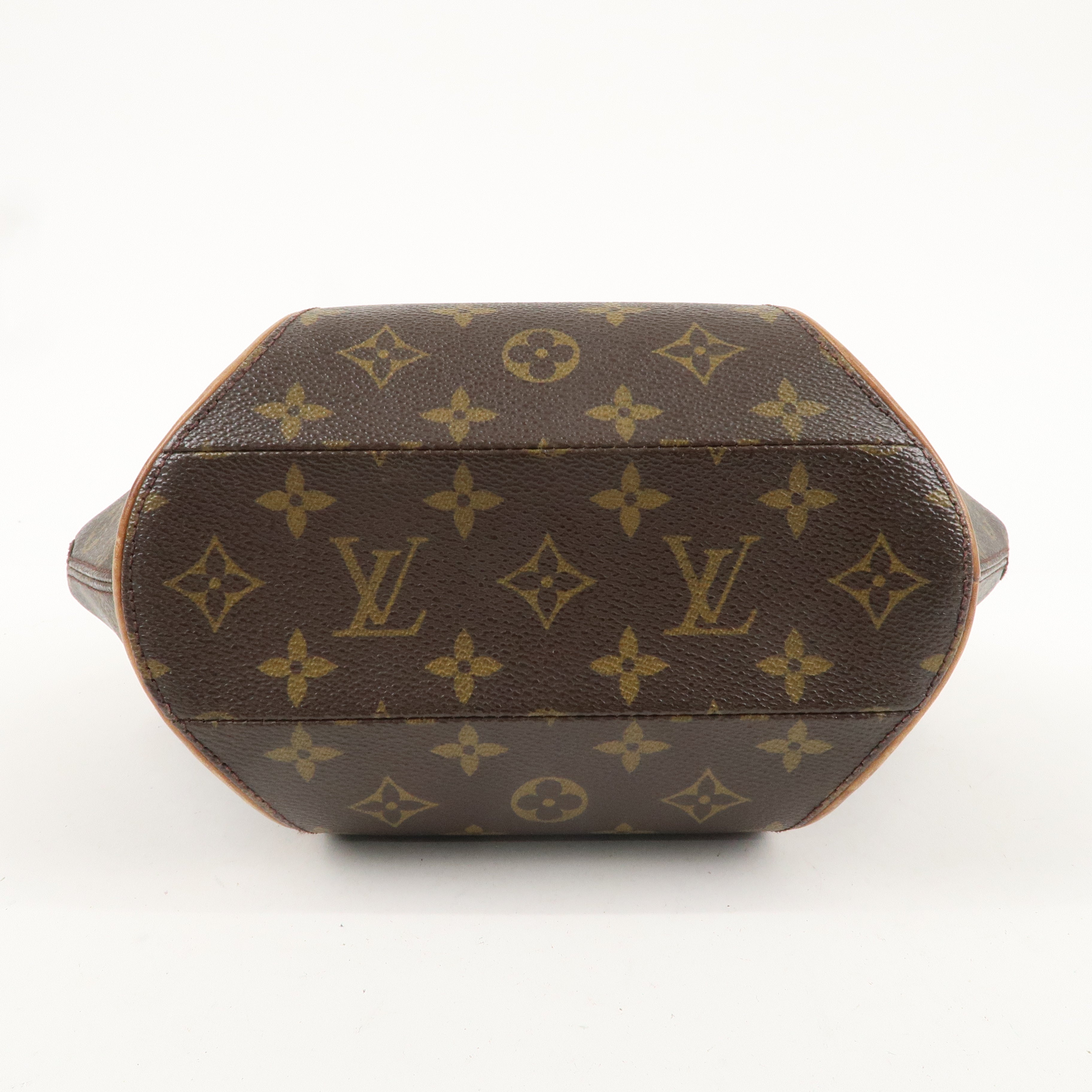 Louis Vuitton Monogram Ellipse MM Hand Bag Brown M51127 Used