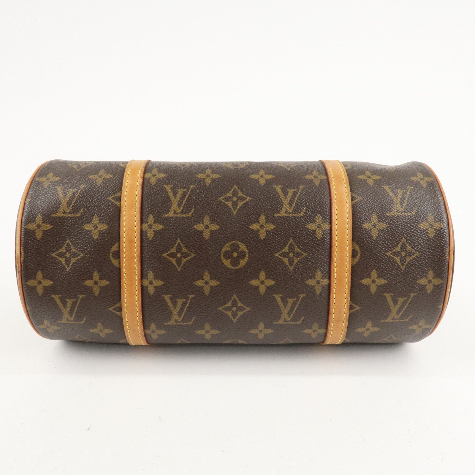 Louis Vuitton Monogram Papillon 30 Hand Bag Brown M51385 Used