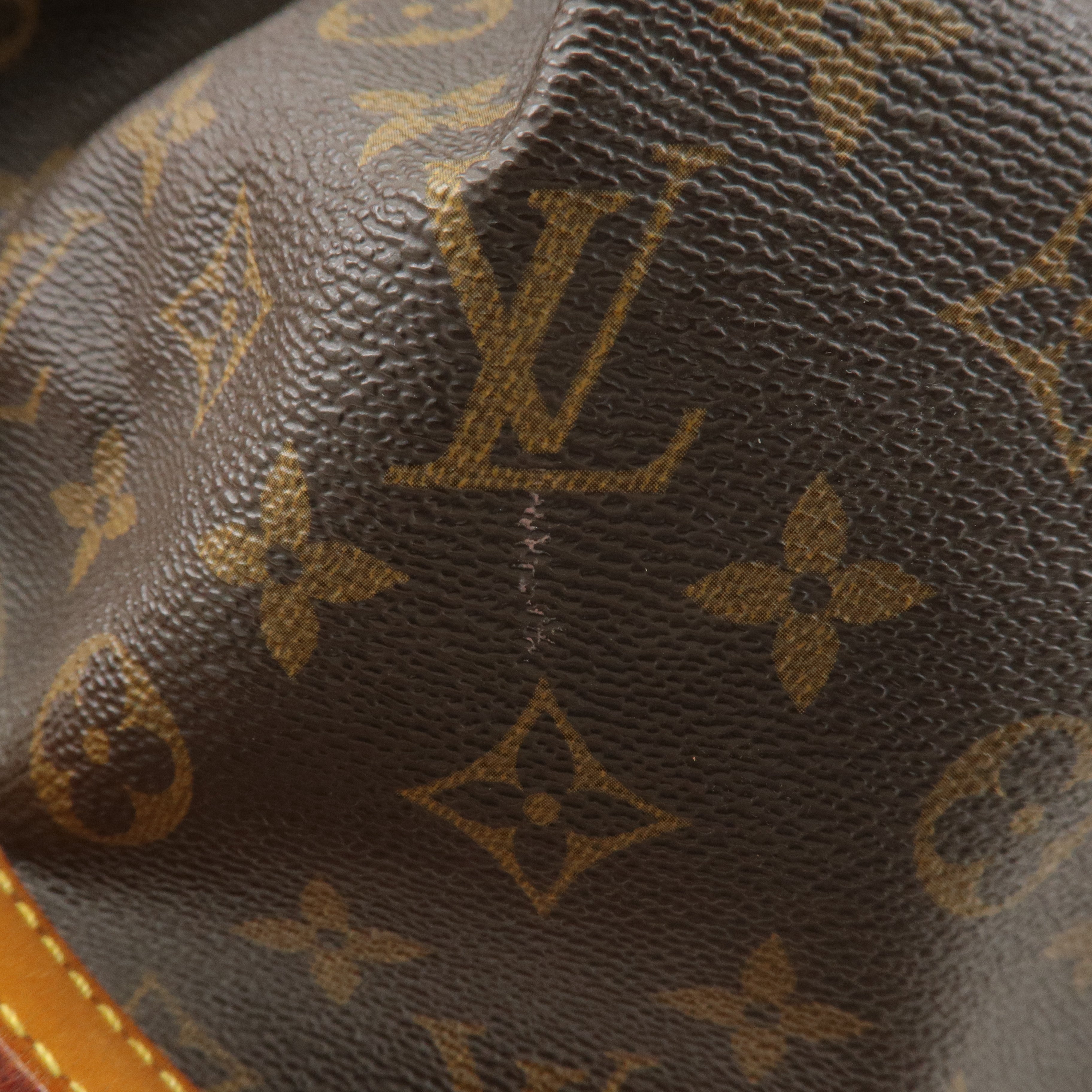 Louis Vuitton Monogram Petit Noe Shoulder Bag Brown M42226