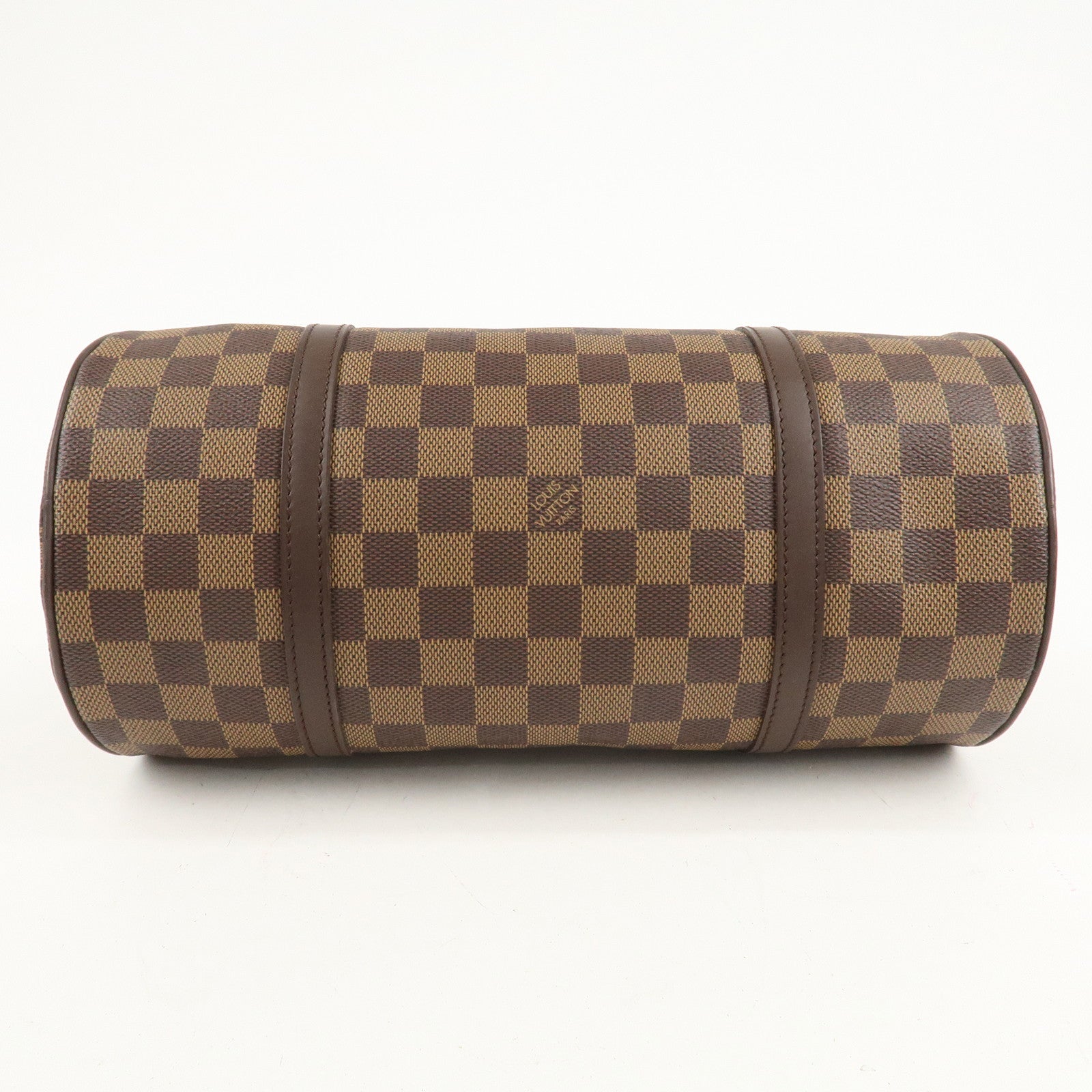 Louis Vuitton Damier Ebene Papillon 30 Hand Bag Brown N51303 Used