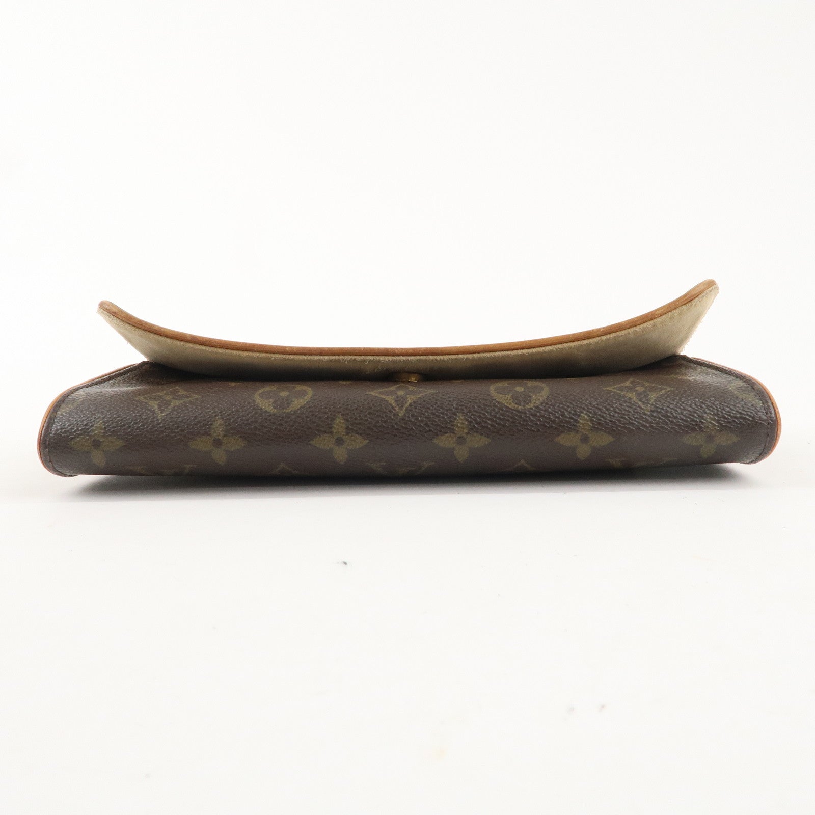 Louis Vuitton Monogram Pochette Twin GM 2Way Bag Brown M51852