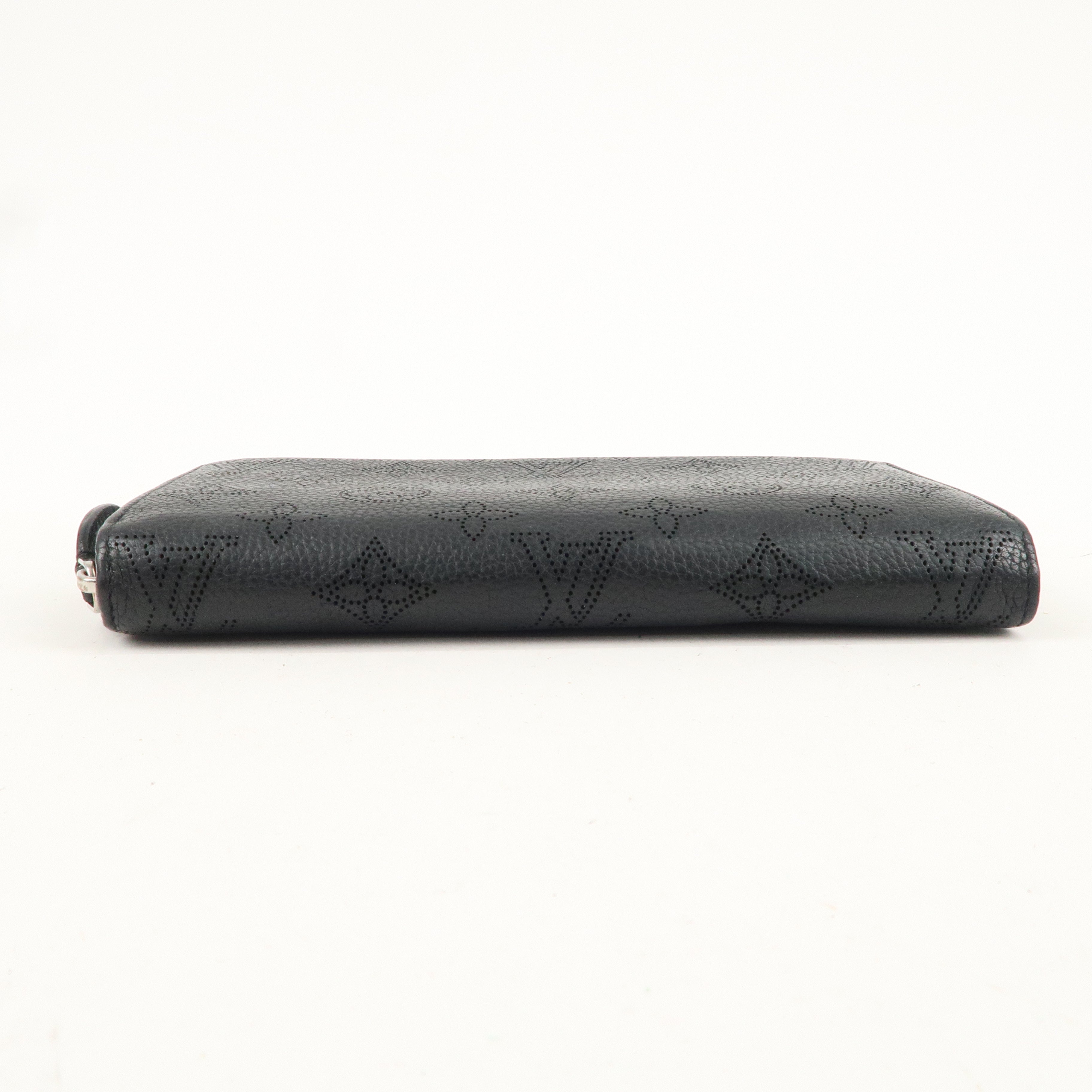 Louis Vuitton Monogram Mahina Zippy Wallet Noir M61867