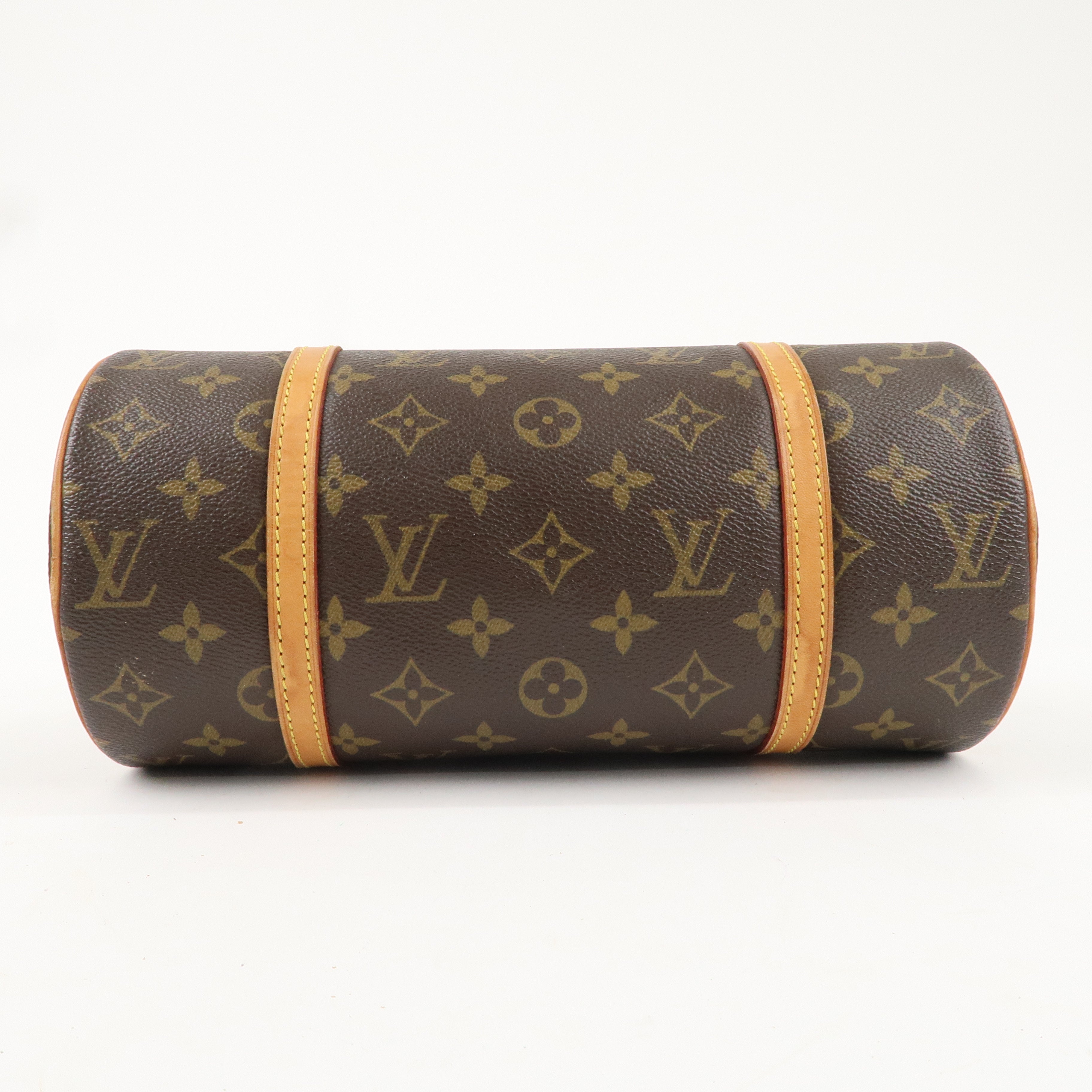 Louis Vuitton Monogram Papillon 26 Hand Bag Brown M51385