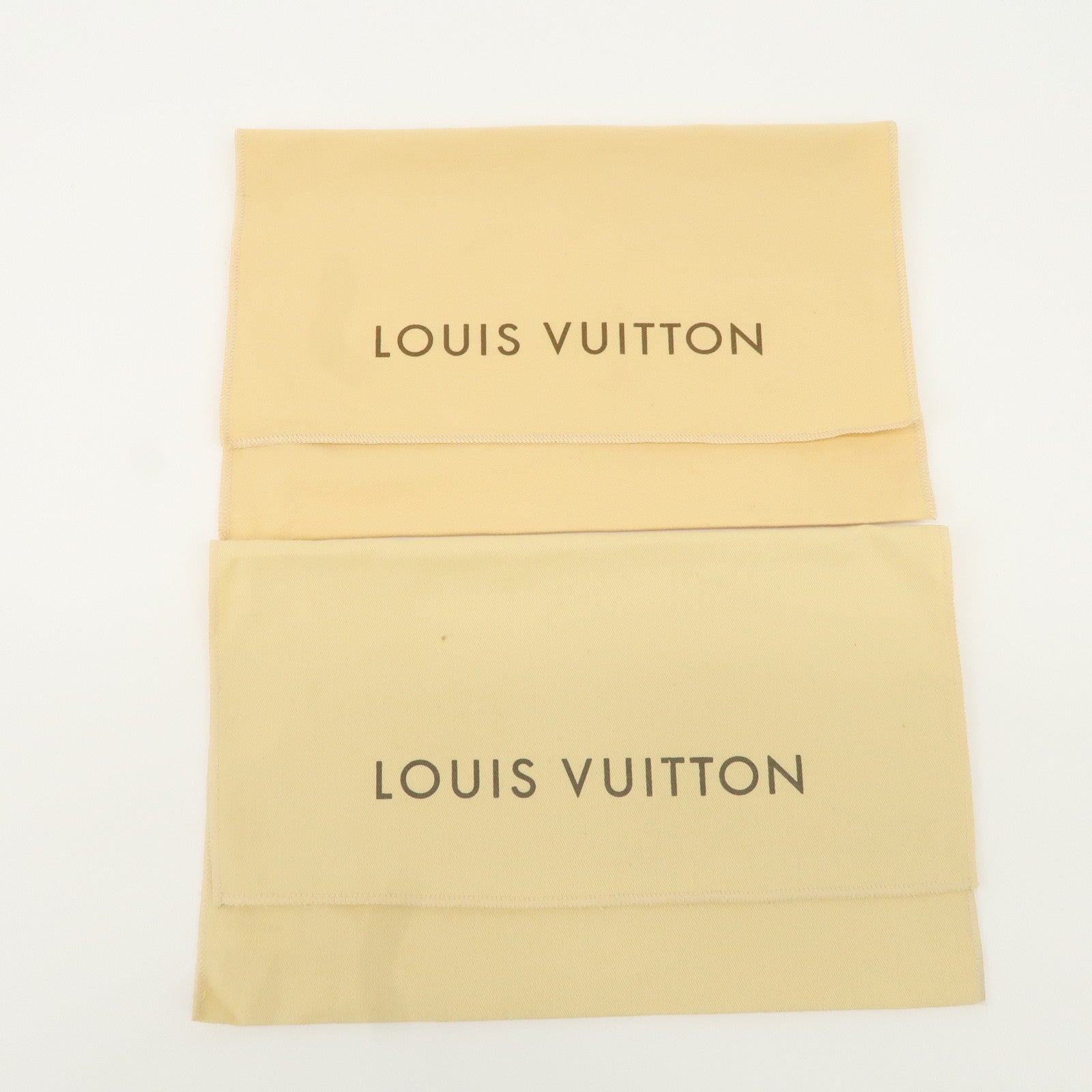 Louis Vuitton Set of 15 Dust Bag Storage Bag Beige Used