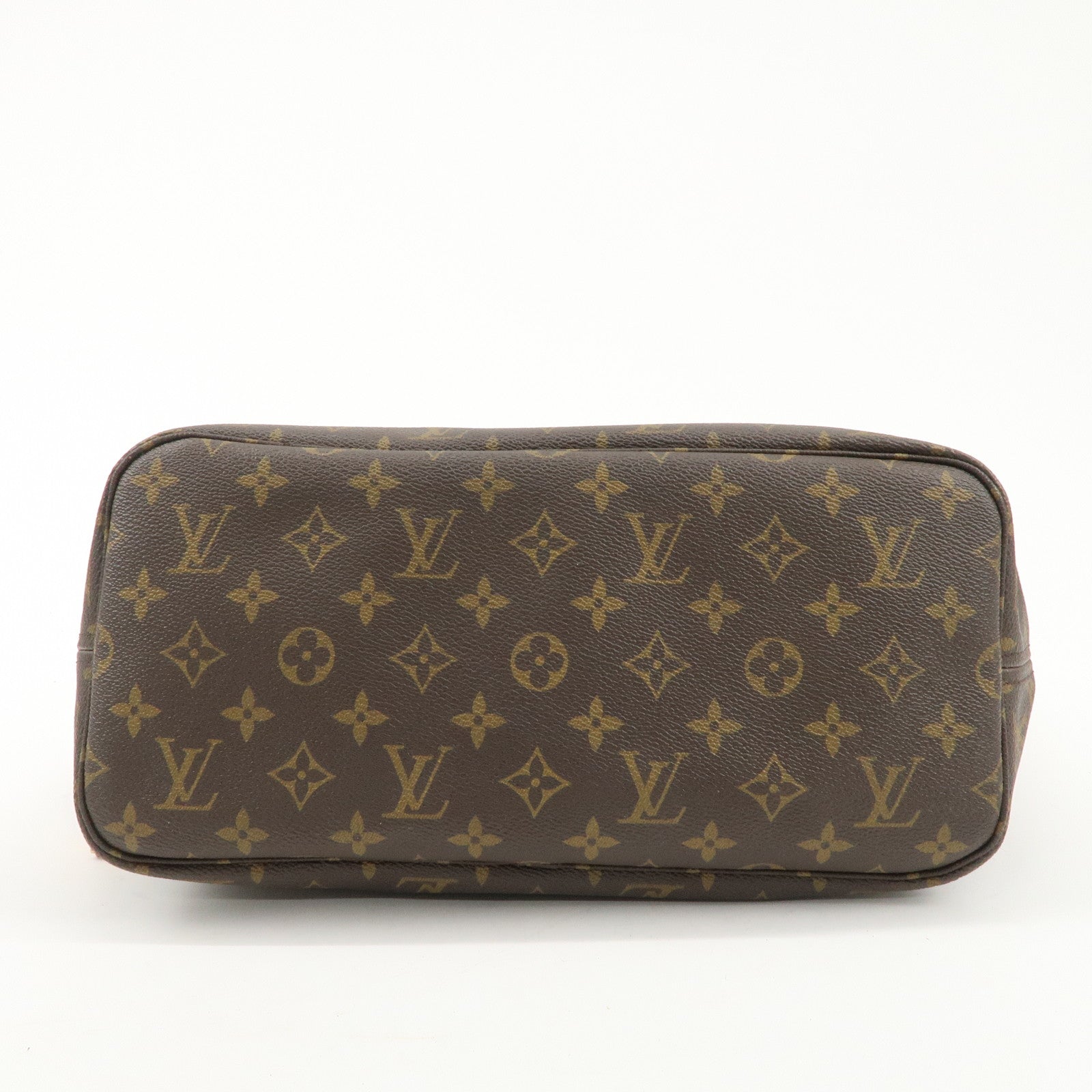 Louis Vuitton Monogram Neverfull MM Tote Bag Brown M40156