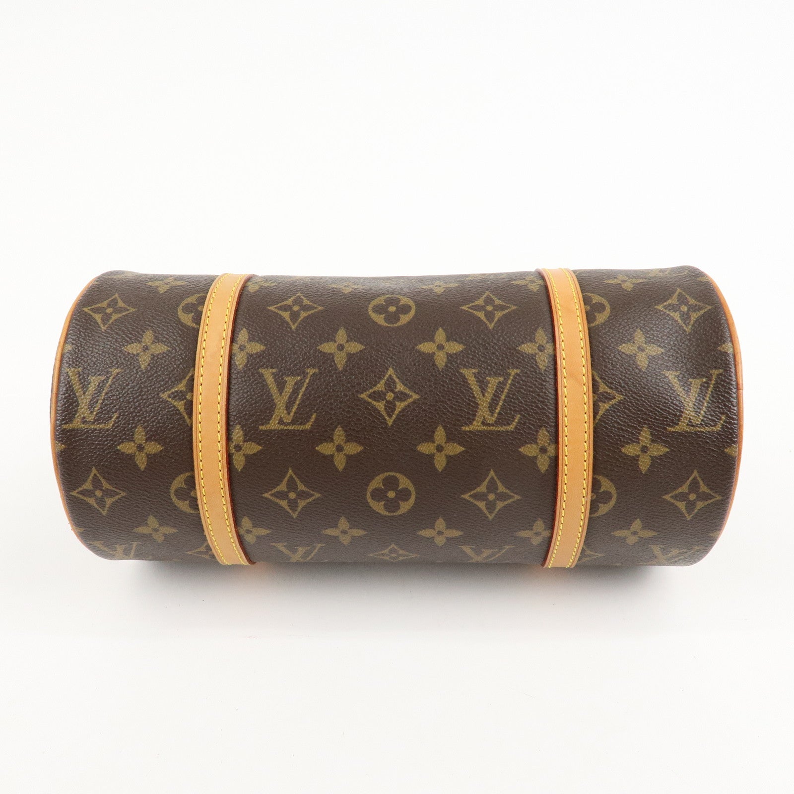 Louis Vuitton Monogram Papillon 26 Hand Bag New Style Brown M51386 Used