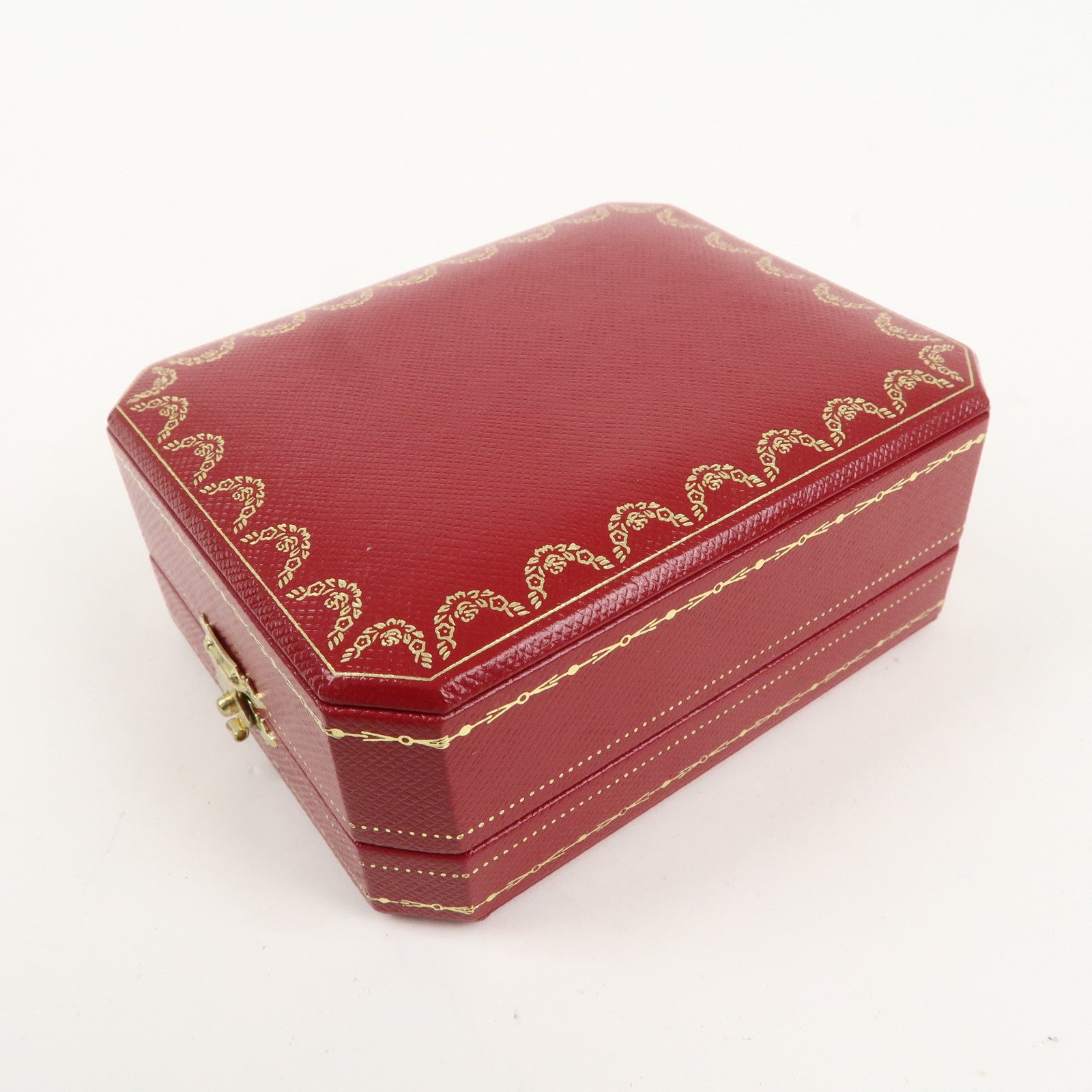 Cartier Set of 3 Pair Ring Box Display Box Jewelry Box Red