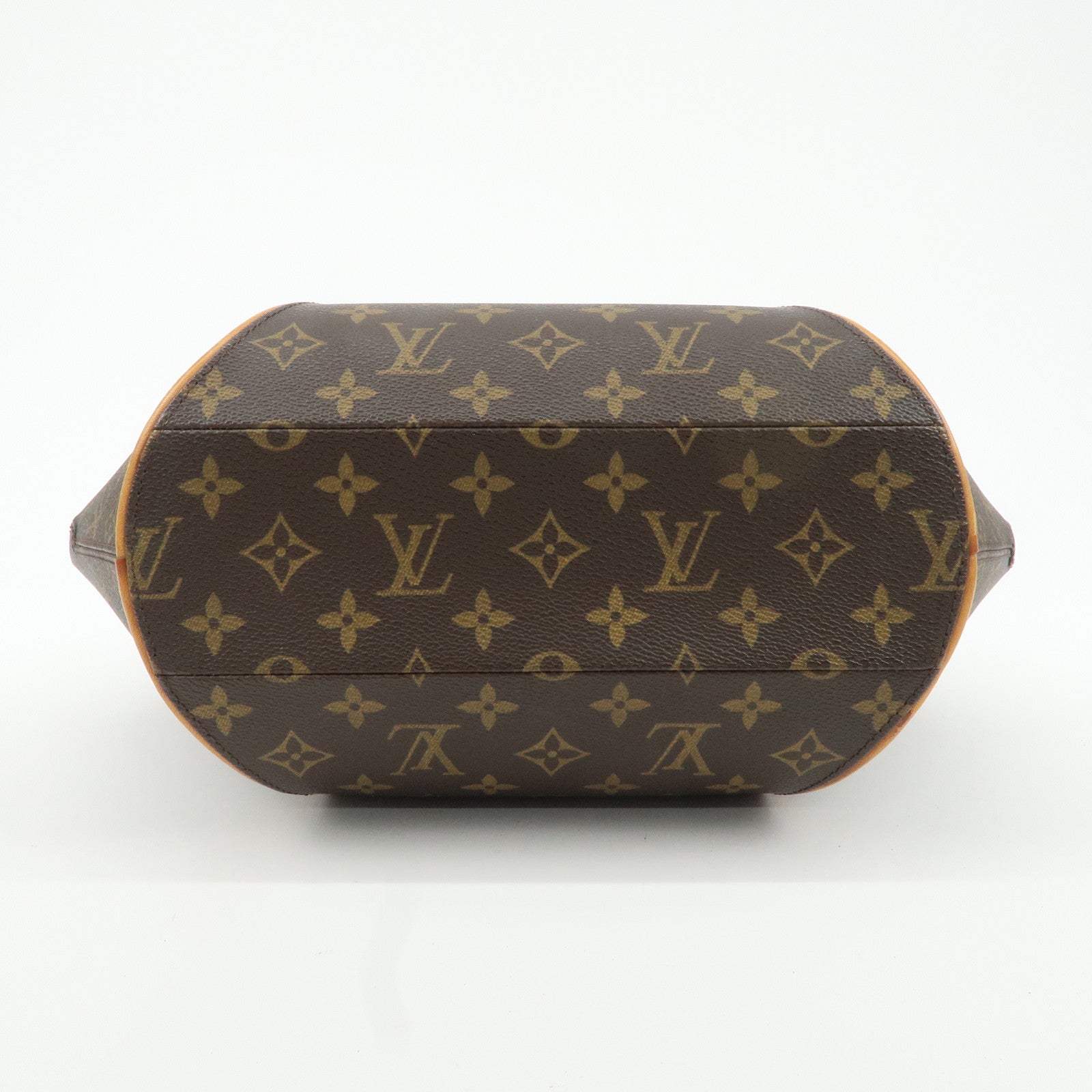 Louis Vuitton Monogram Ellipse MM Hand Bag Brown M51126 Used