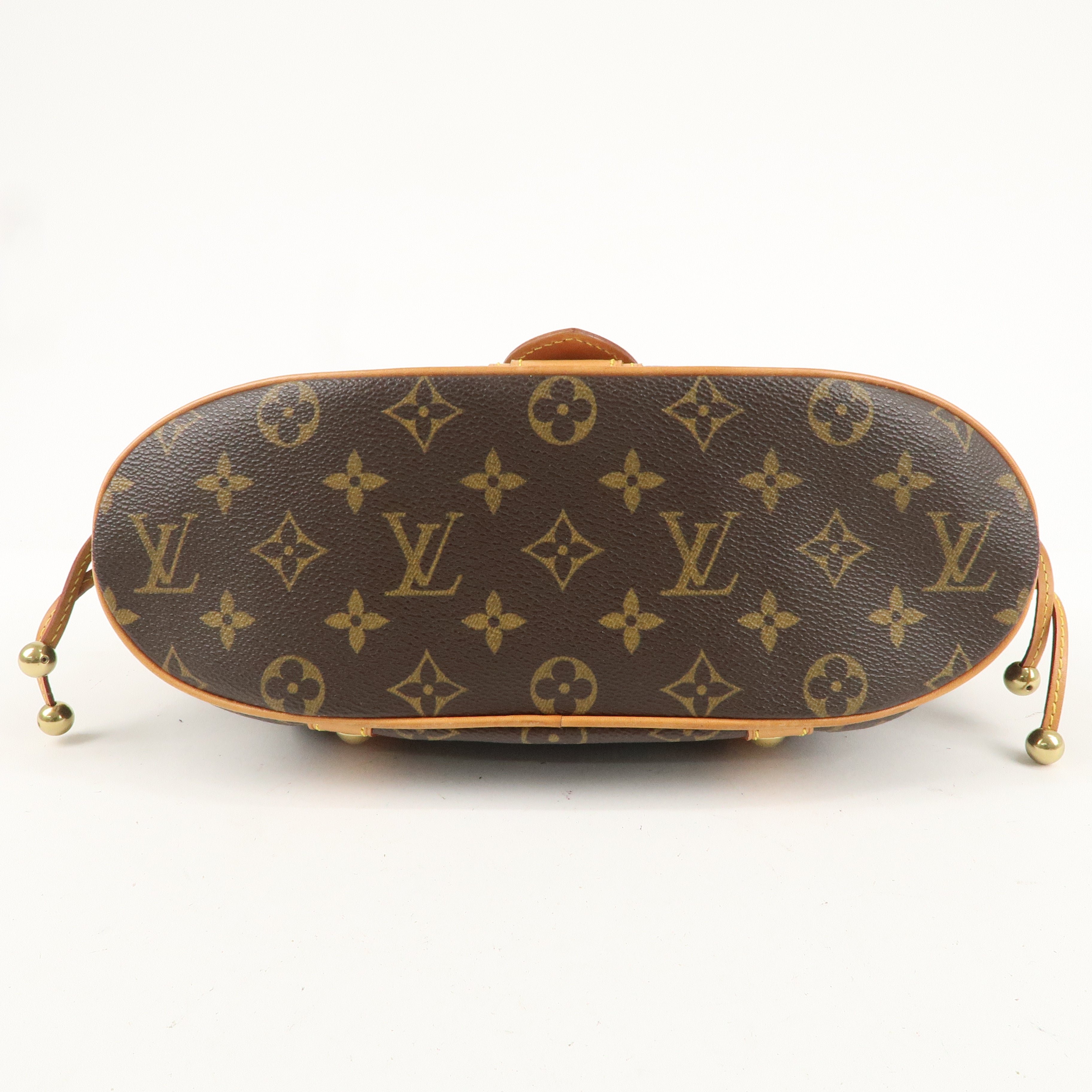 Louis Vuitton Monogram Theda GM Hand Bag Brown M92393