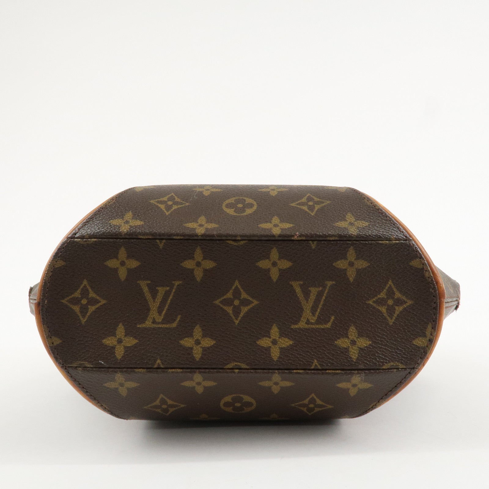 Louis Vuitton Monogram Ellipse PM Hand Bag Brown M51127 Used