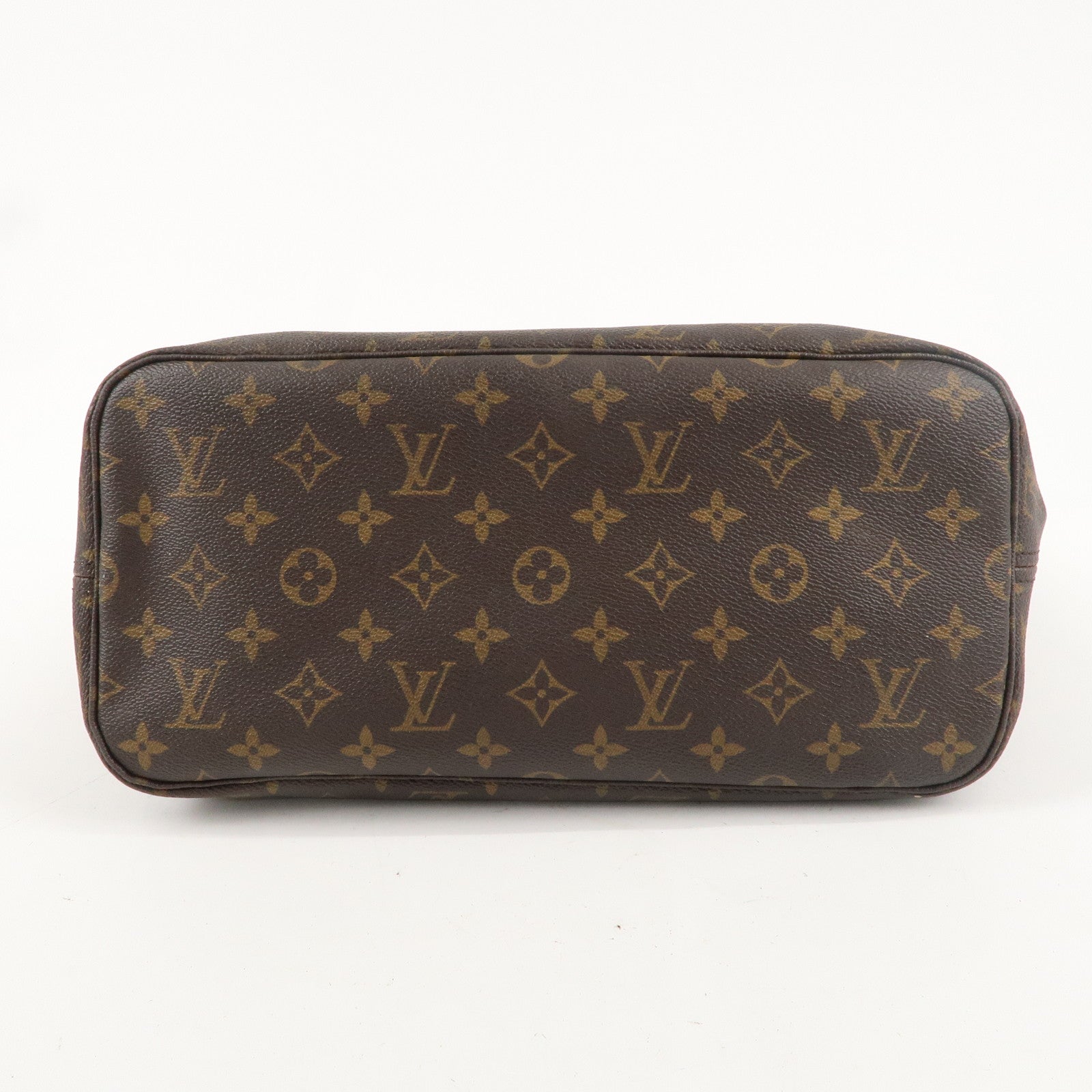 Louis Vuitton Monogram Neverfull MM Tote Bag Brown M40156