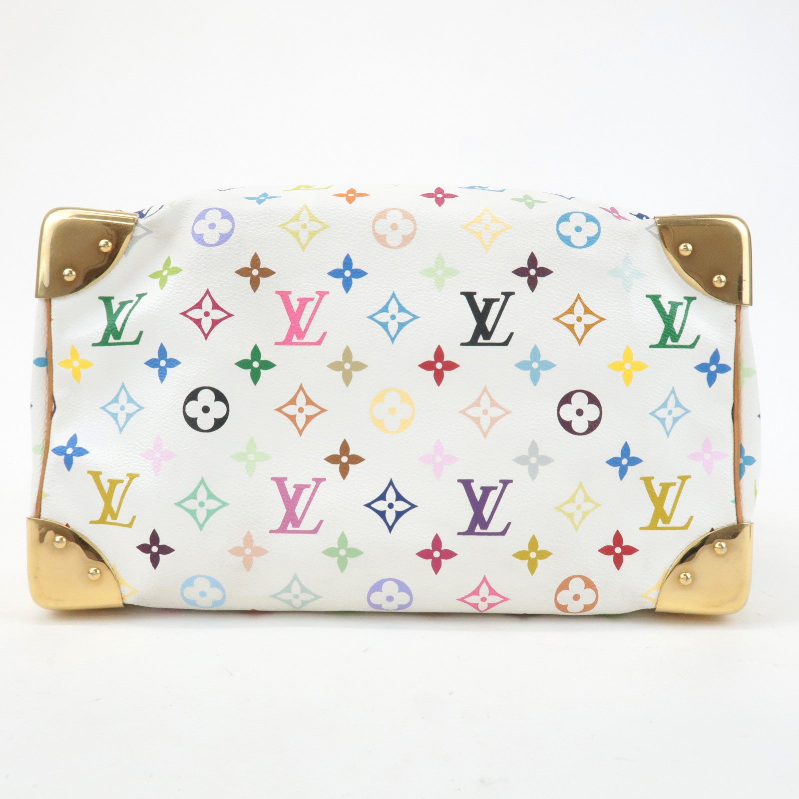 Louis Vuitton Monogram Multicolor Speedy 30 Hand Bag Blanc M92642