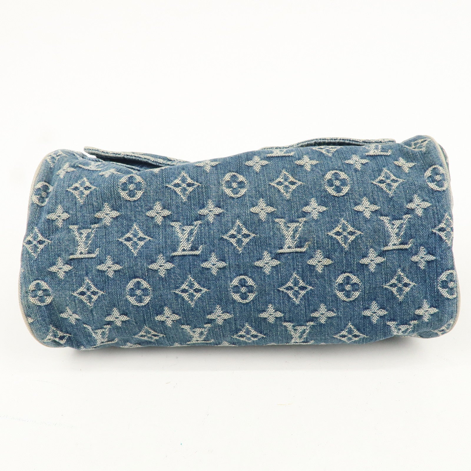 Louis Vuitton Monogram Denim Neo Speedy Boston Bag Blue M95019