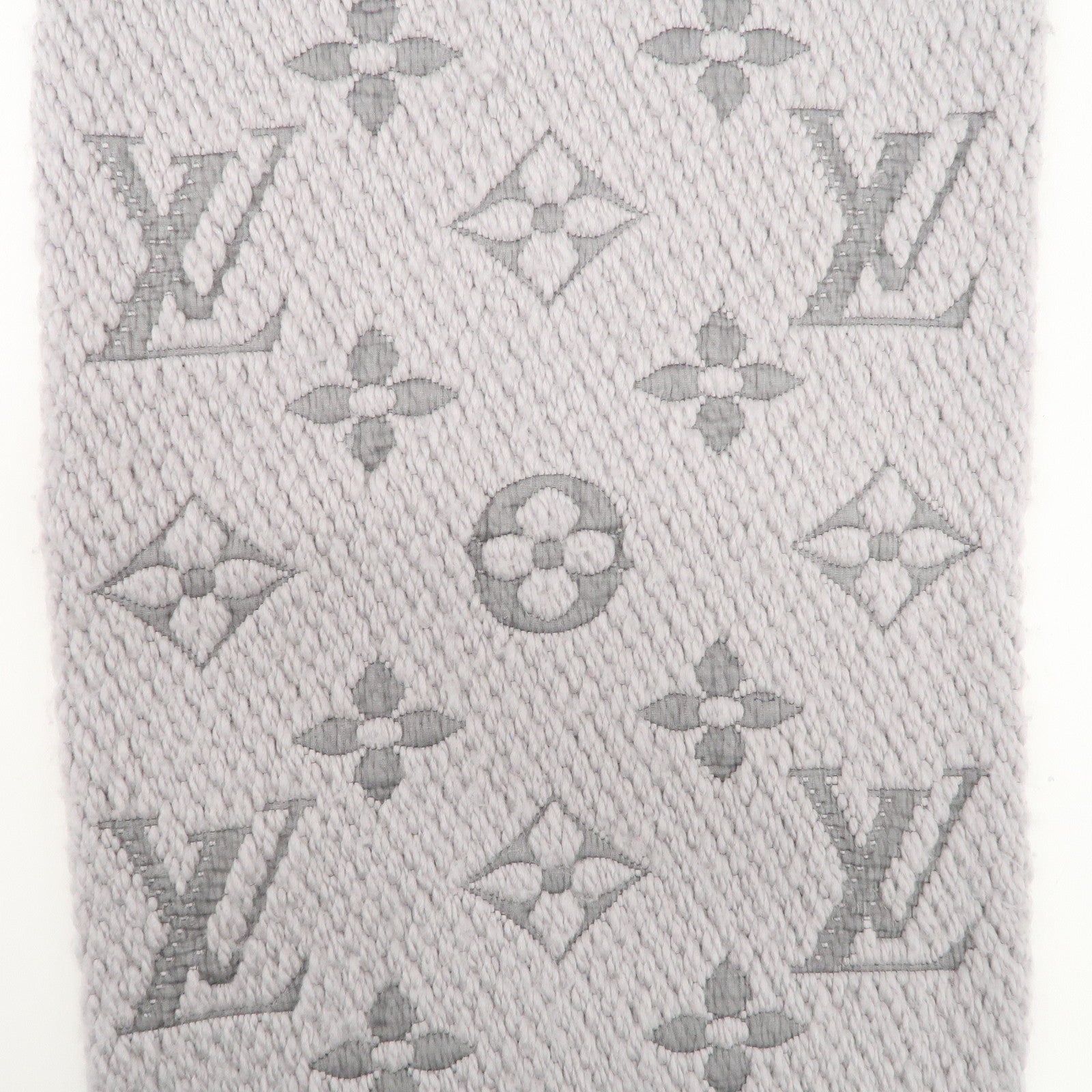 Louis Vuitton Monogram Escharp Logomania Scarf M74742 Used