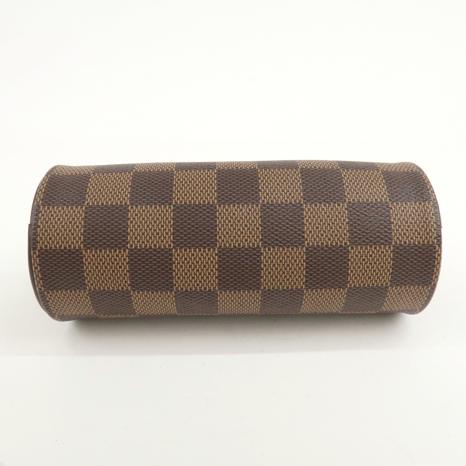 Louis Vuitton Damier Ebene Mini Pouch for Papillon Bag Brown Used