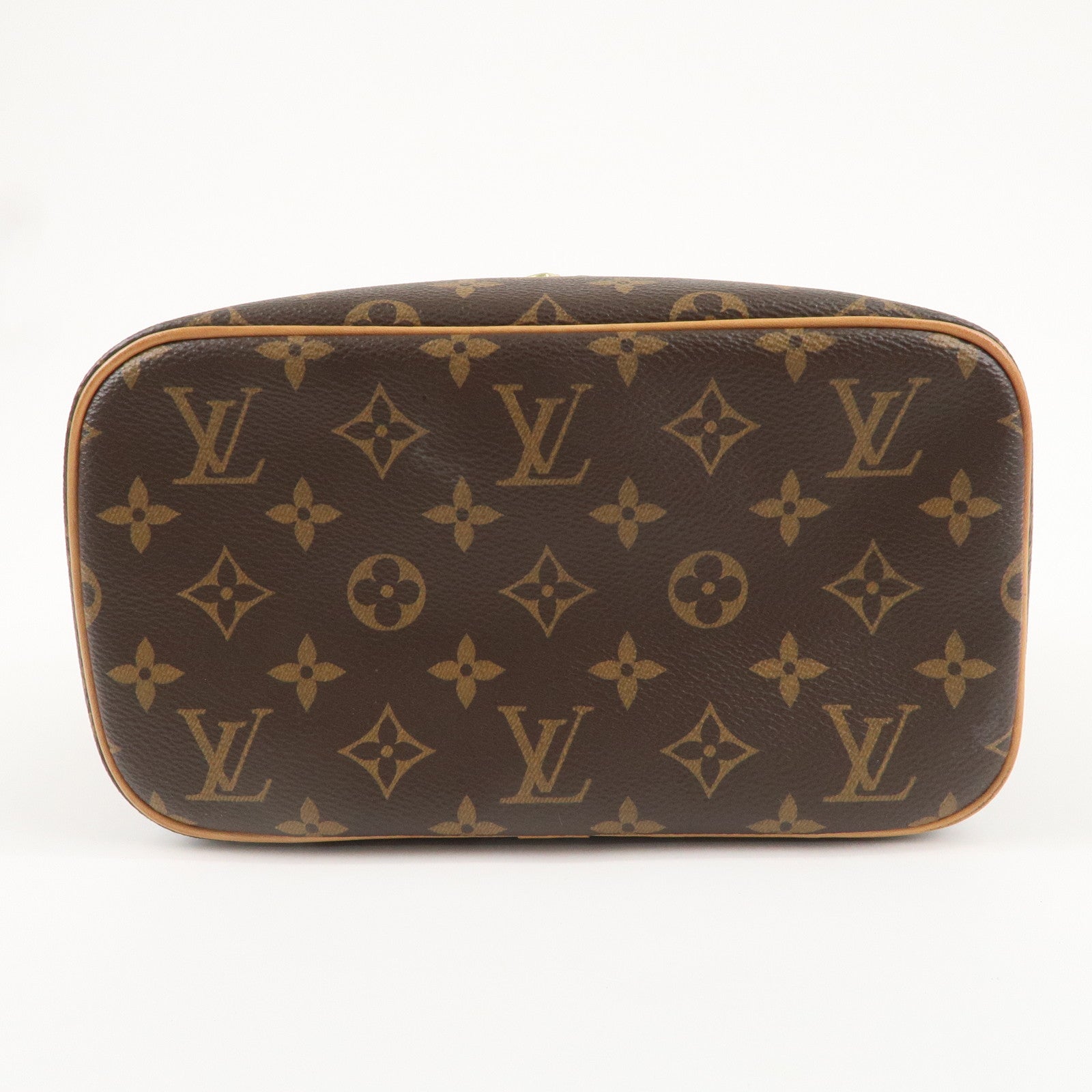 Louis Vuitton Monogram Nice BB Vanity Bag Brown M42265