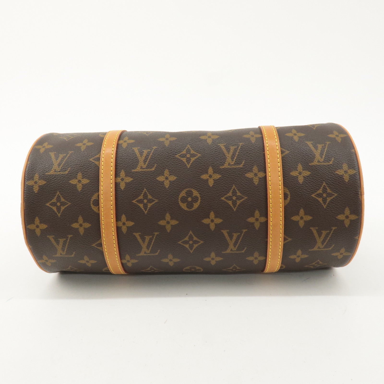 Louis Vuitton Monogram Papillon 30 Hand Bag Brown M51385