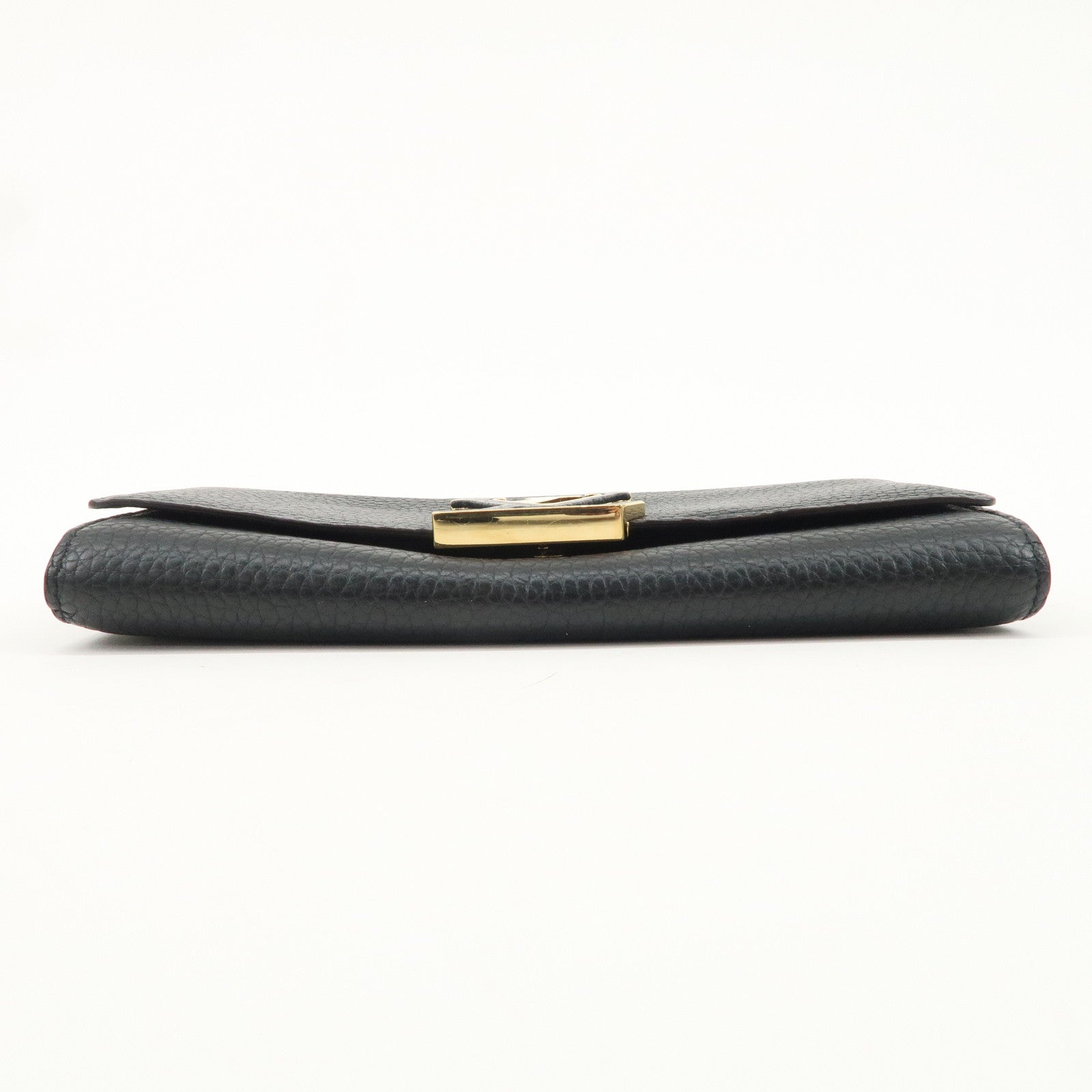 Louis Vuitton Portofoille Capucines Wallet Black Noir M61248