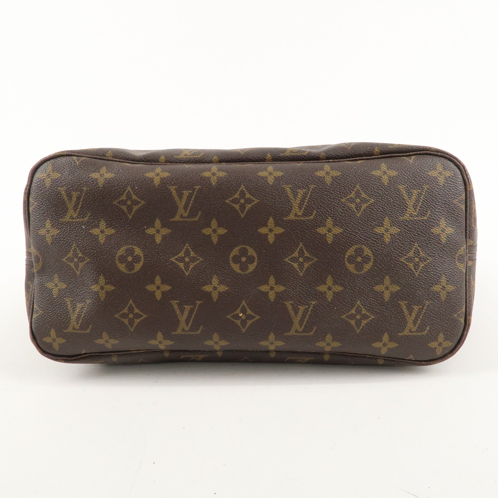 Louis Vuitton Monogram Neverfull MM Tote Bag Brown M40156