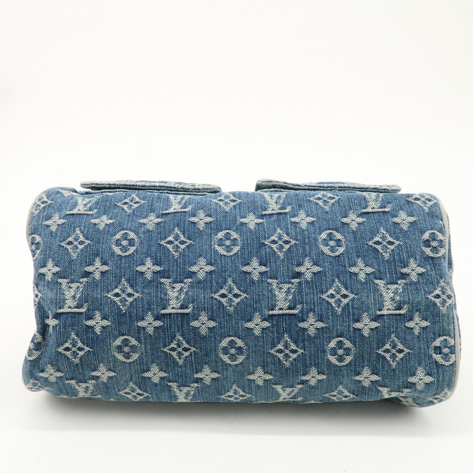 Louis Vuitton Monogram Denim Neo Speedy Boston Bag Blue M95019