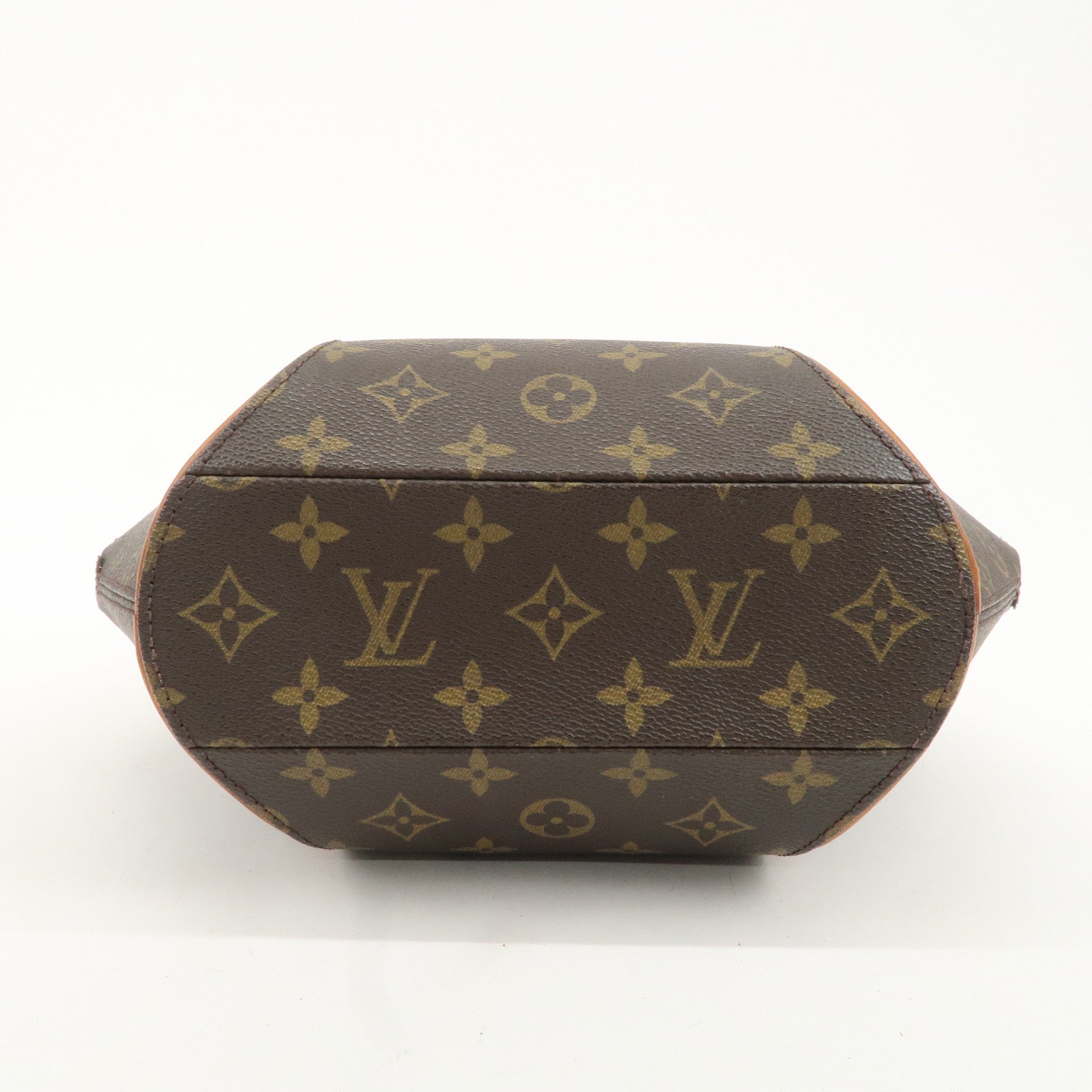 Louis Vuitton Monogram Ellipse PM Hand Bag Brown M51127 Used