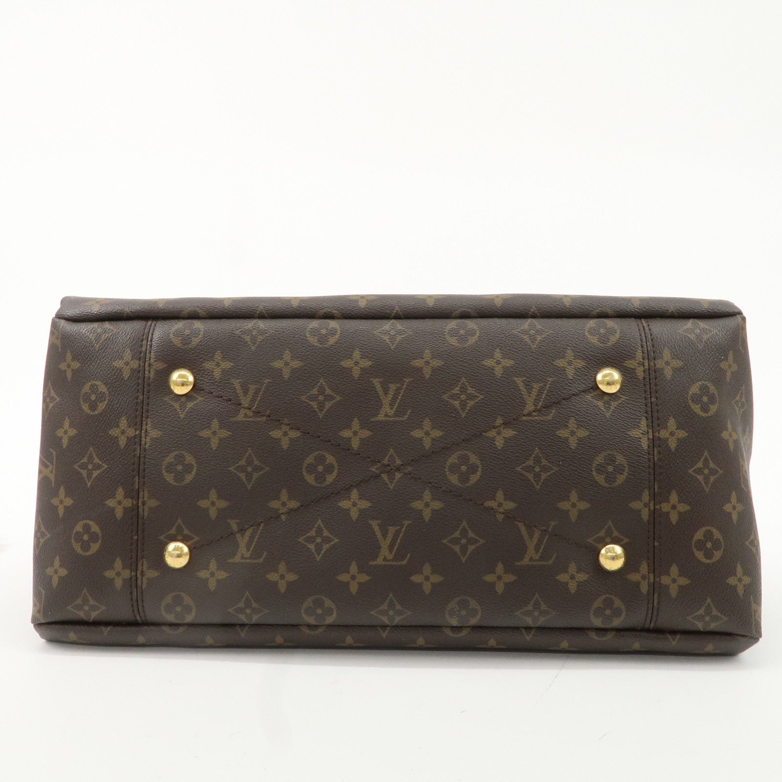 Louis Vuitton Monogram Artsy MM Shoulder Bag Brown M40249 Used