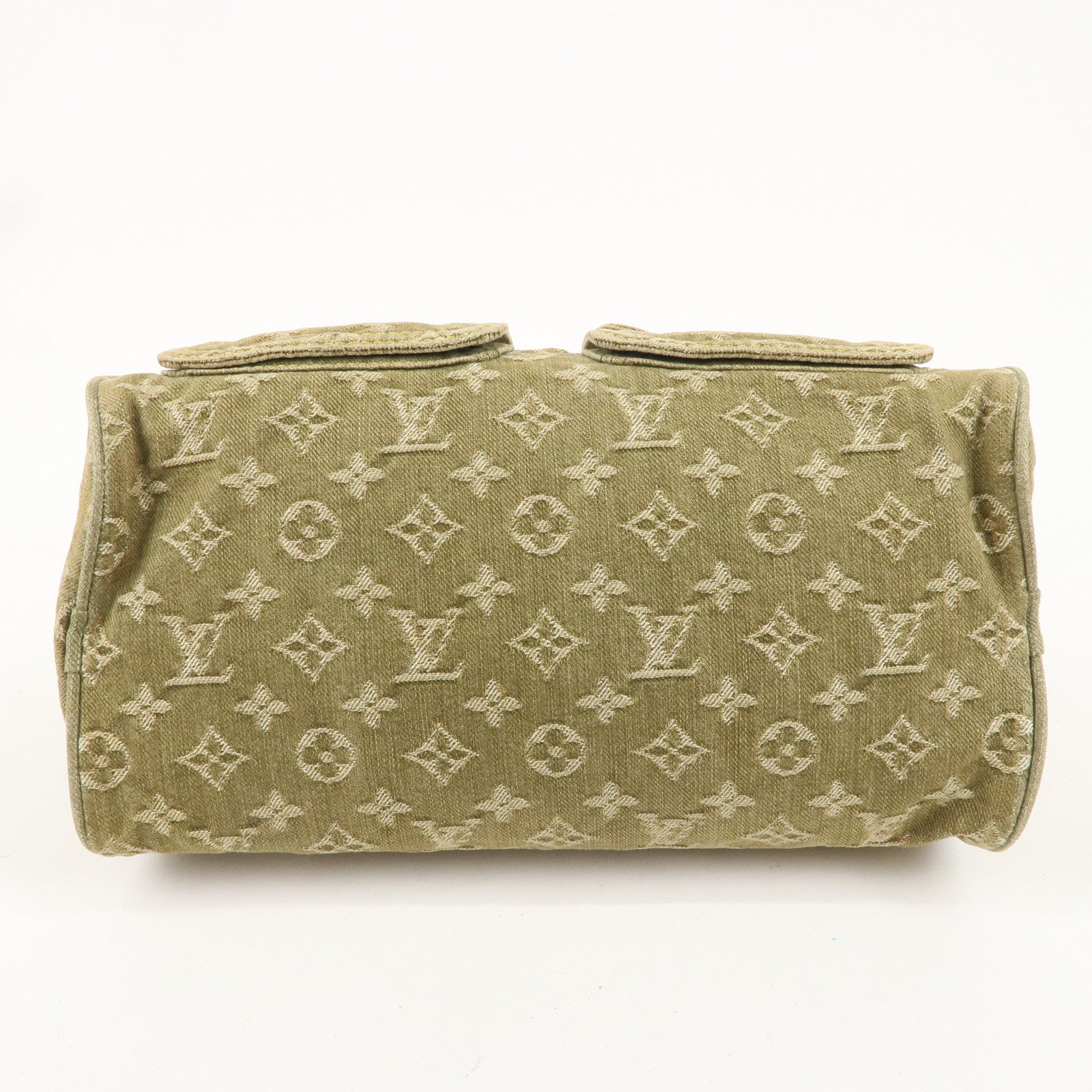 Louis Vuitton Monogram Denim Neo Speedy Boston Bag Khaki M95215