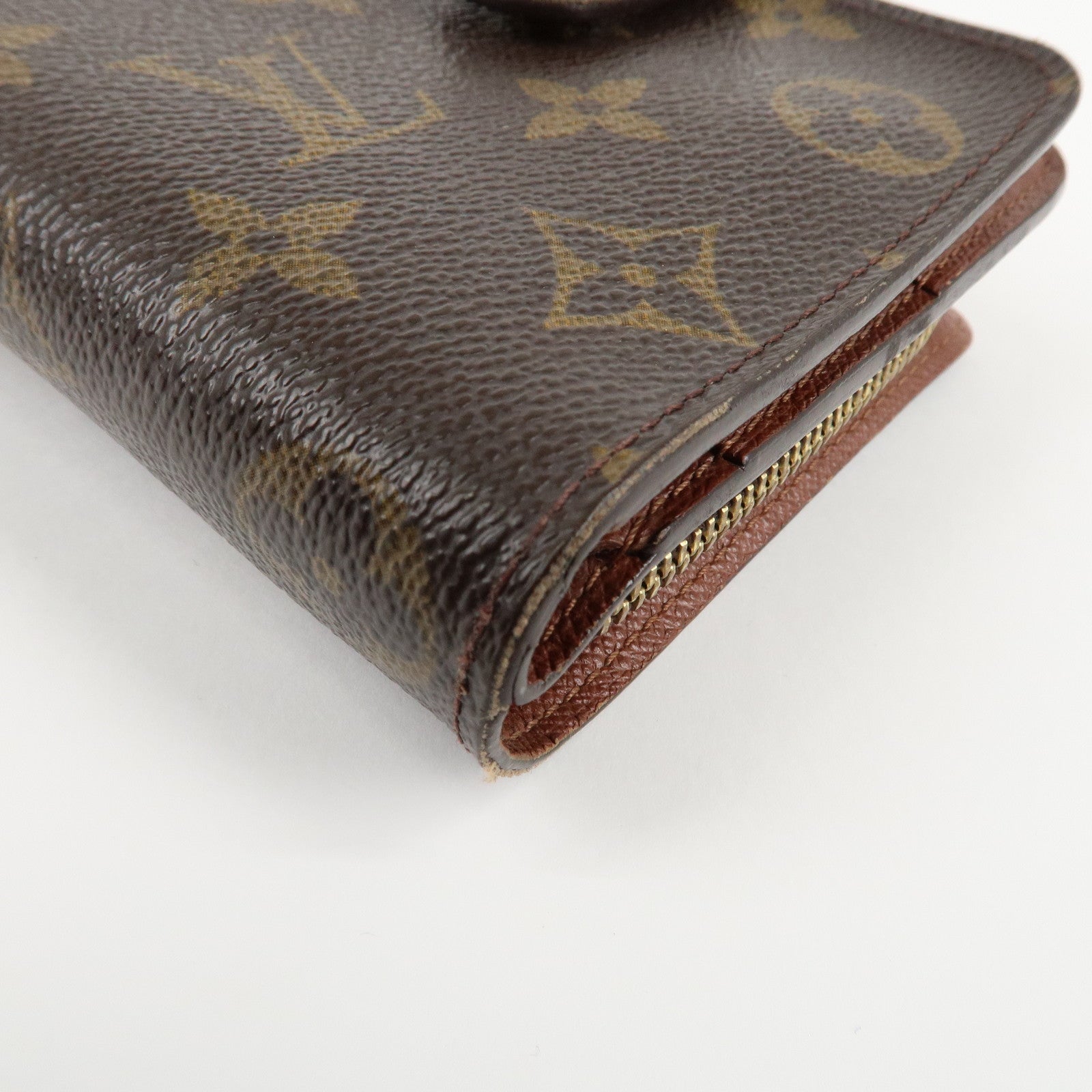 Louis Vuitton Set of 2 Monogram Compact Wallet M61667 M61660 Used