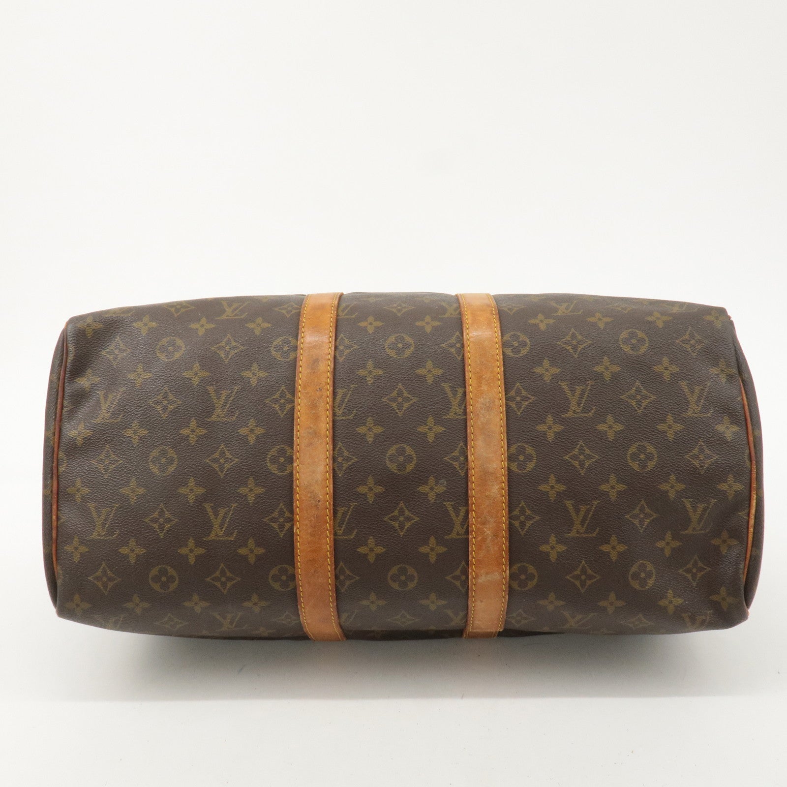 Louis Vuitton Monogram Keep All 45 Boston Bag Brown M41428