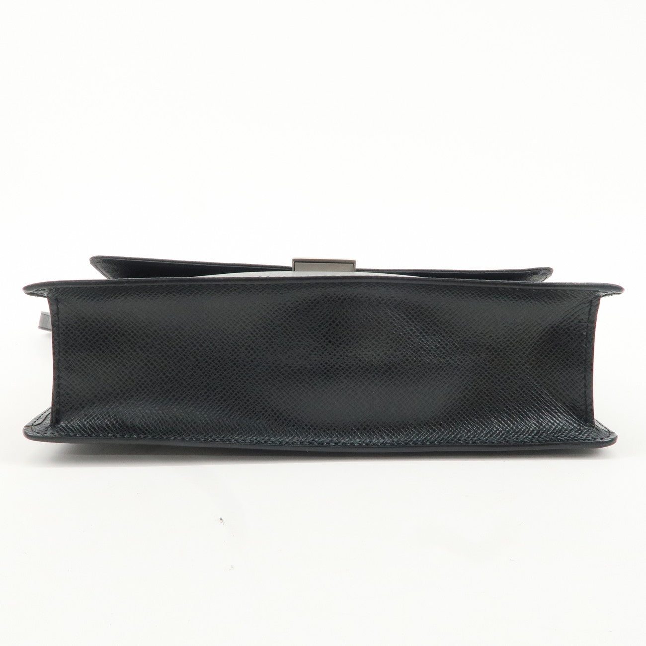 AuthenticLouis Vuitton Taiga Selenga Clutch Bag Ardoise Black M30782