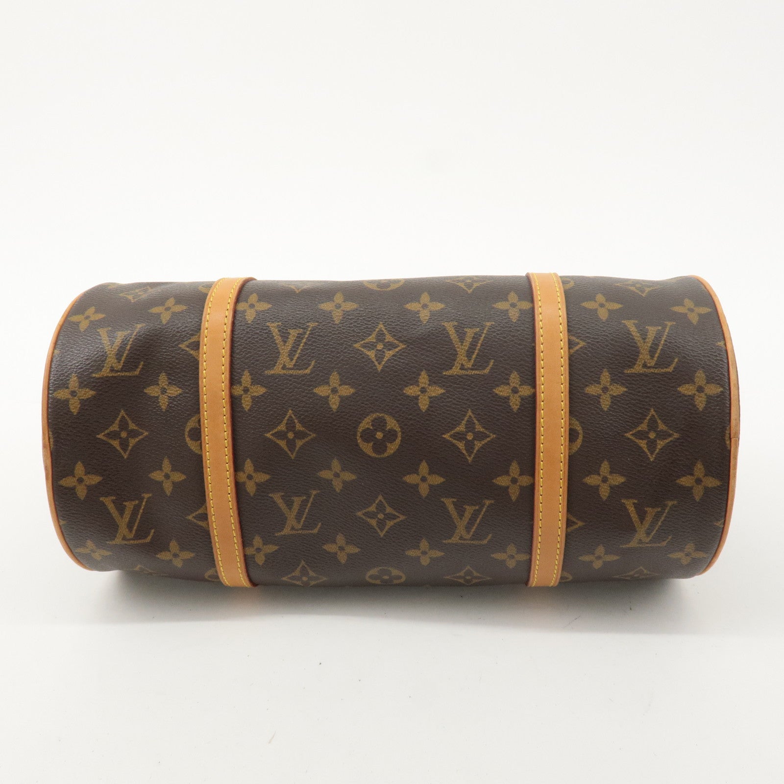 Louis Vuitton Monogram Papillon 30 Hand Bag 
Pouch Brown M51385