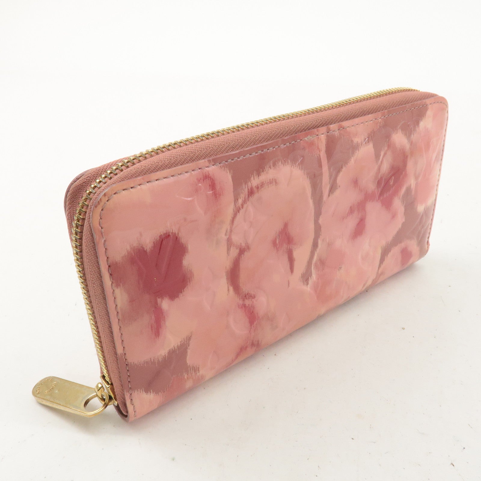 Louis Vuitton Monogram Vernis Ikat Flower Zippy Wallet M90020