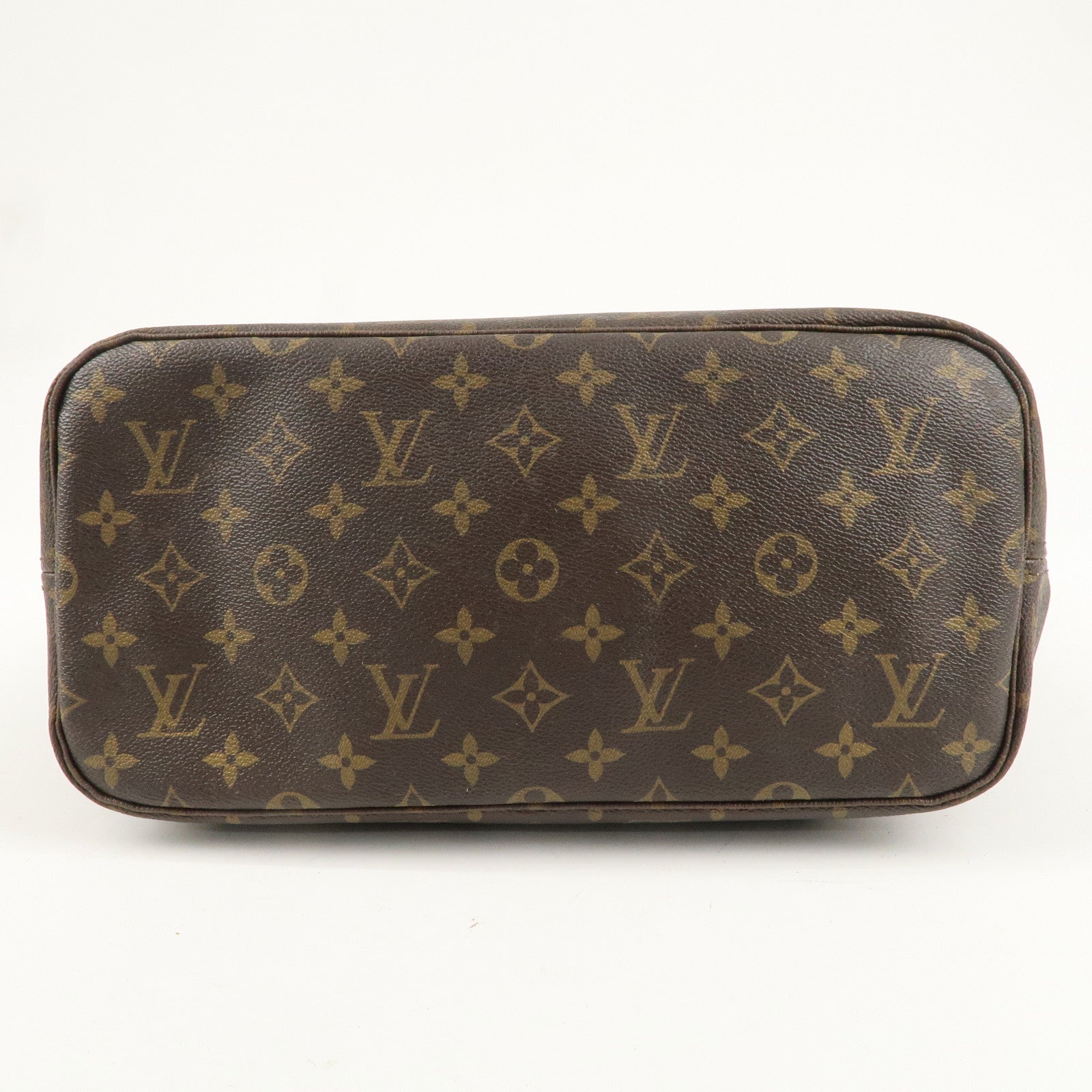 Louis Vuitton Monogram Neverfull MM Tote Bag Brown M40156