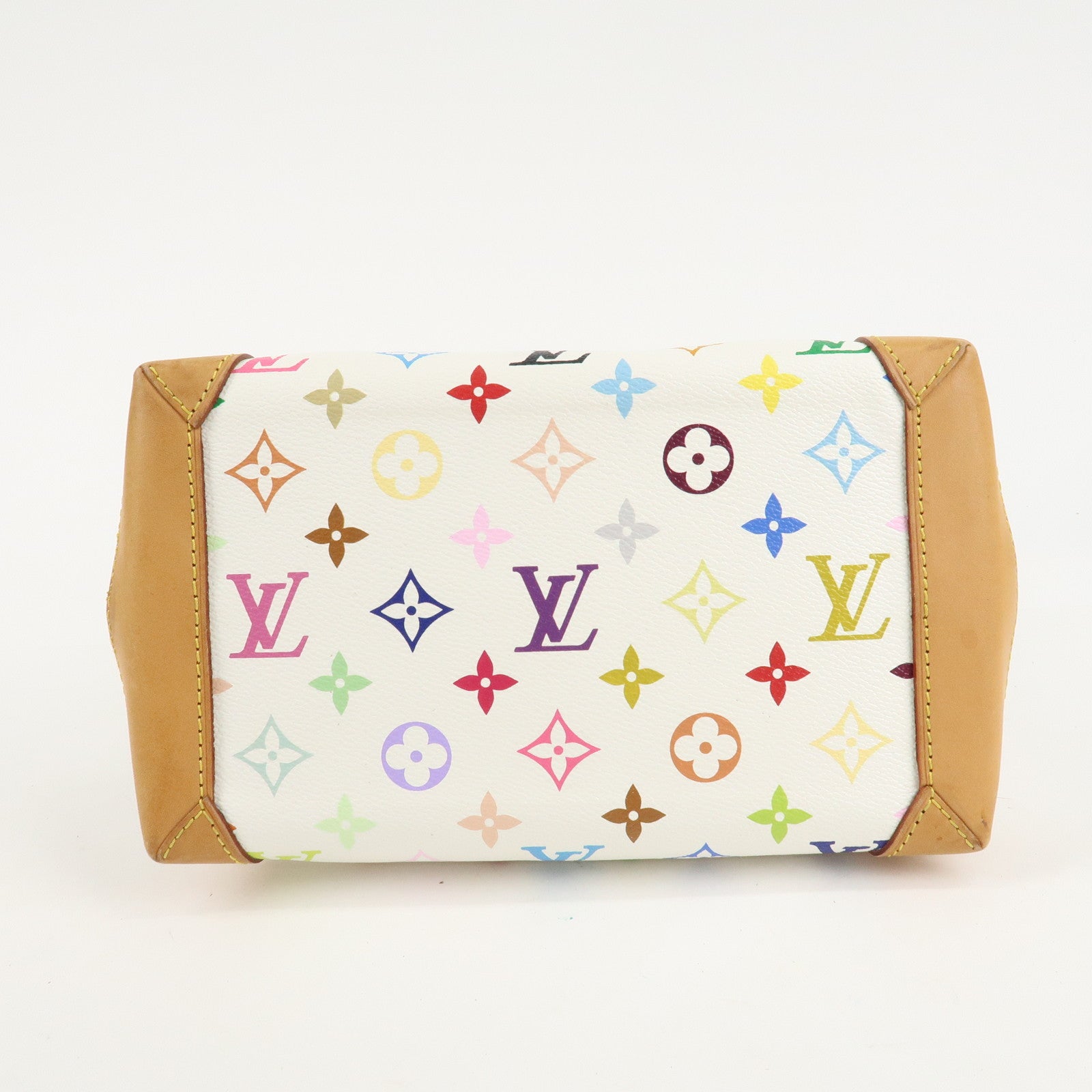 Louis Vuitton Monogram Multicolor Audra Hand Bag Blanc M40047