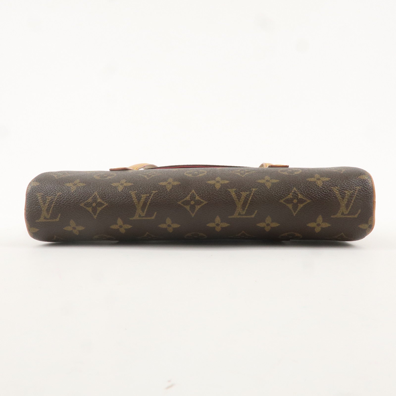 Louis Vuitton Monogram Sonatine Hand Bag Brown M51902