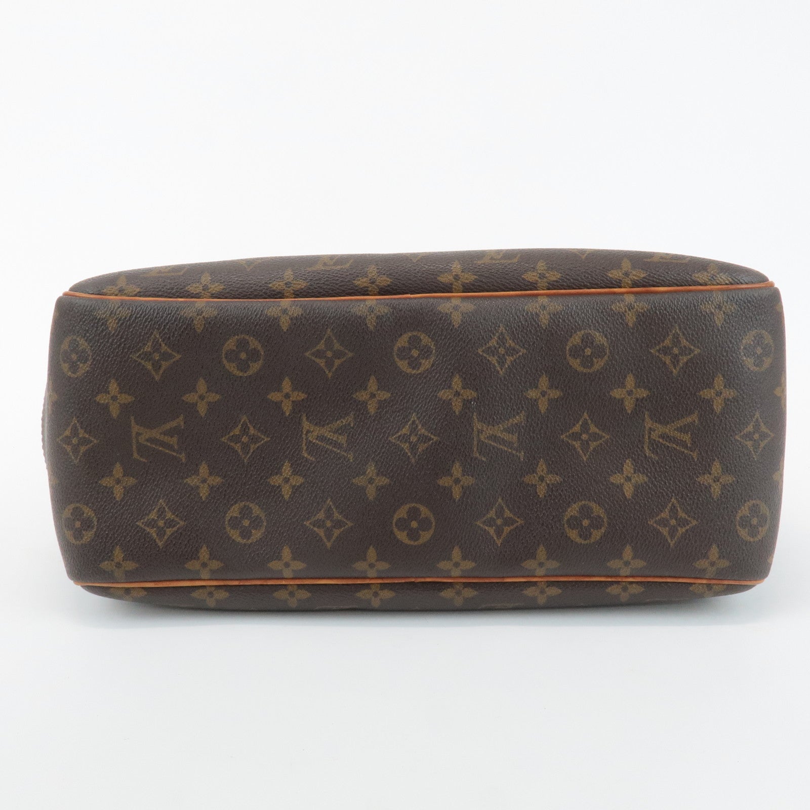 Louis Vuitton Monogram Deauville Hand Bag Brown M47270