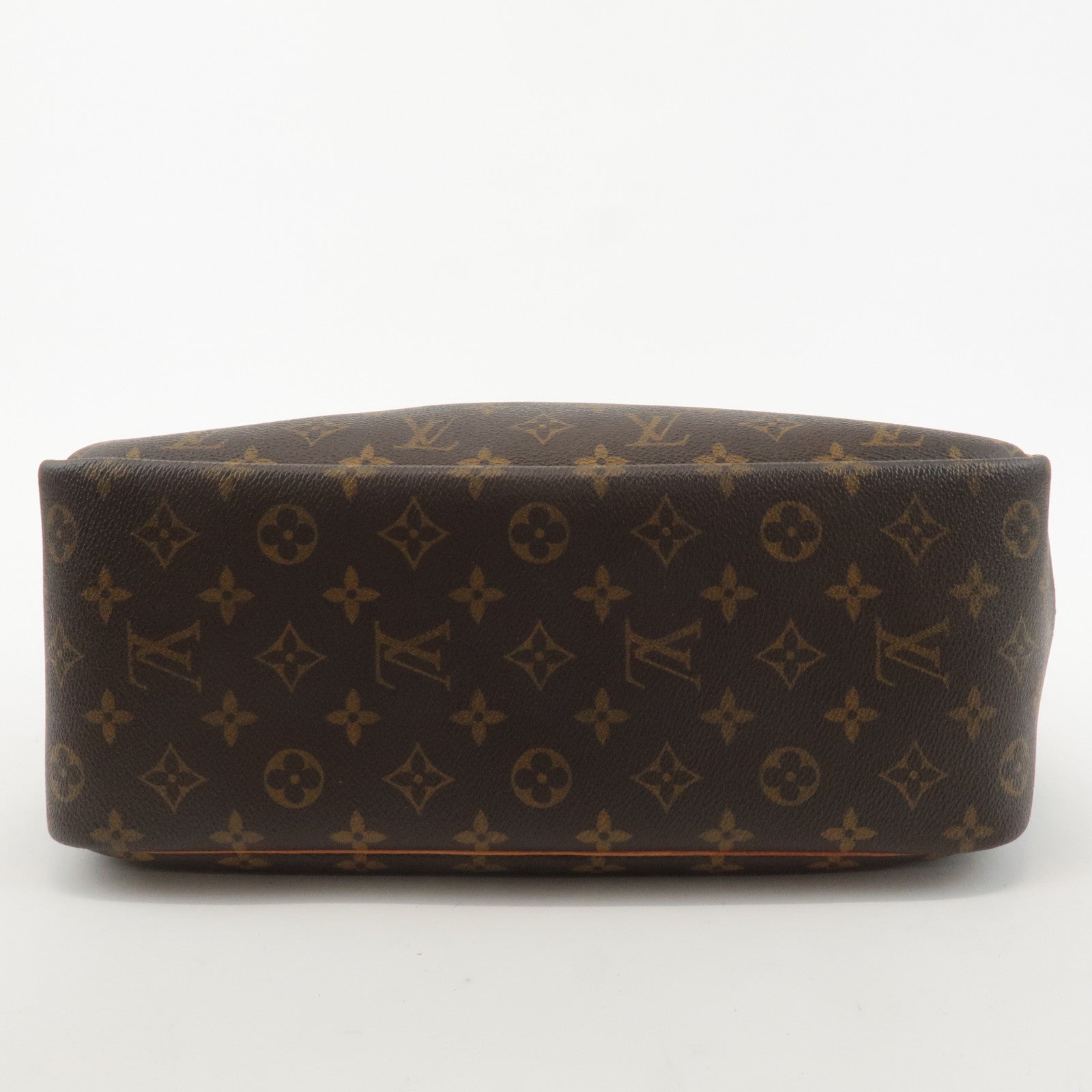 Louis Vuitton Monogram Deauville Hand Bag Brown M47270