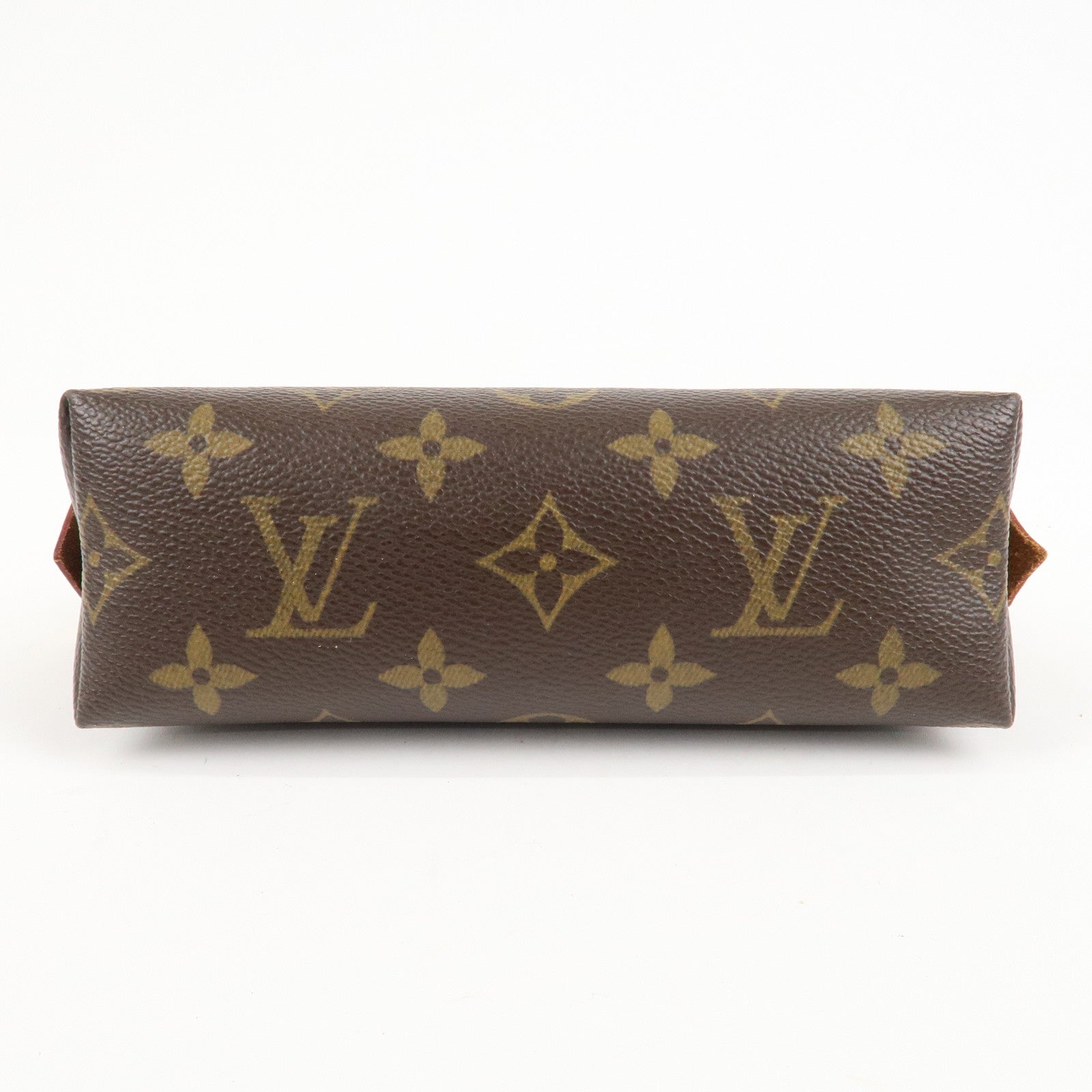 Louis Vuitton Monogram Pochette Cosmetic Pouch Brown M47515 Used