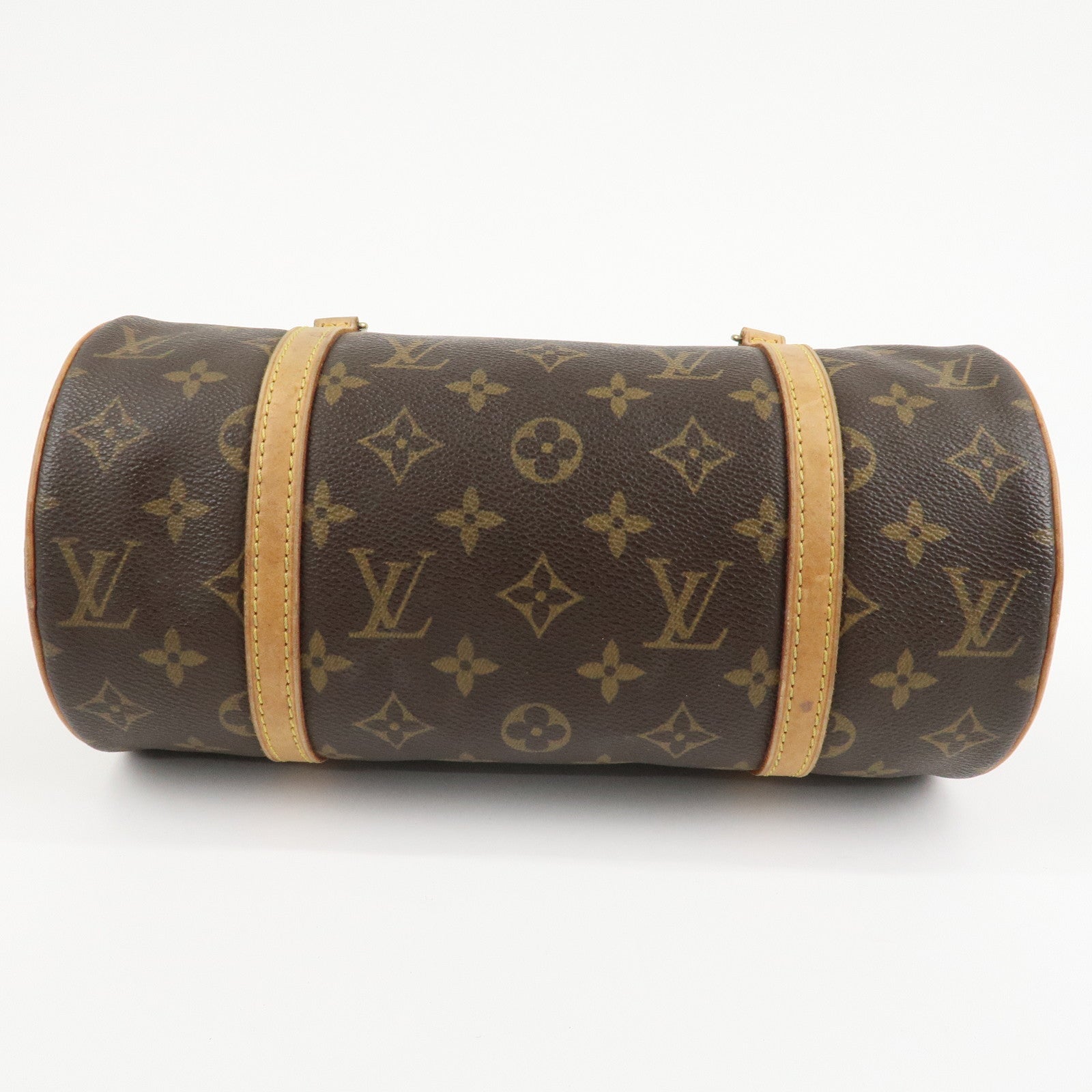 Louis Vuitton Monogram Papillon 26 Hand Bag Brown M51386 Used