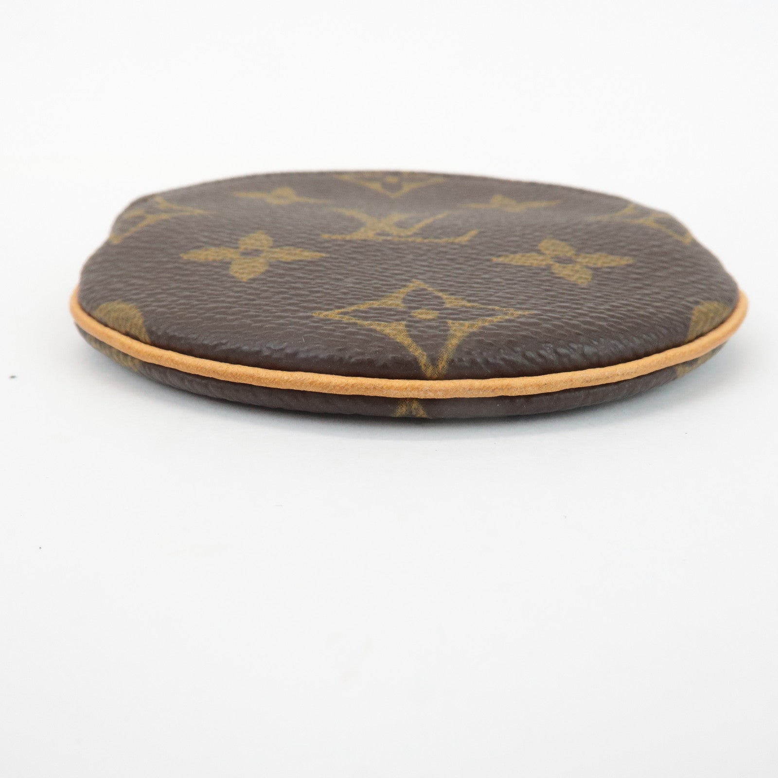 Louis Vuitton Monogram Porte Monnaie Rond Coin Case M61926 Used