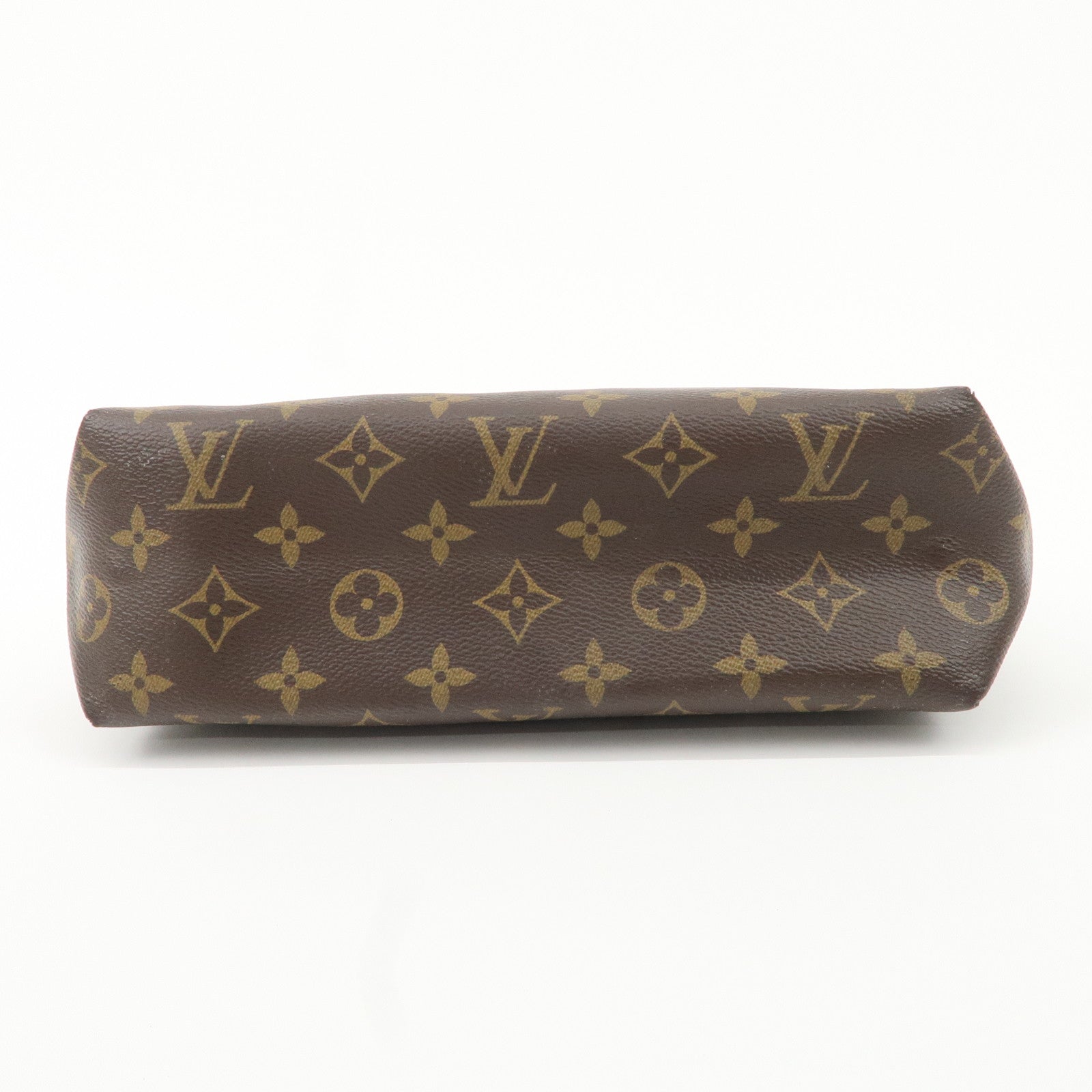 Louis Vuitton Monogram Pallas Beauty Case Brown Red M64123 Used