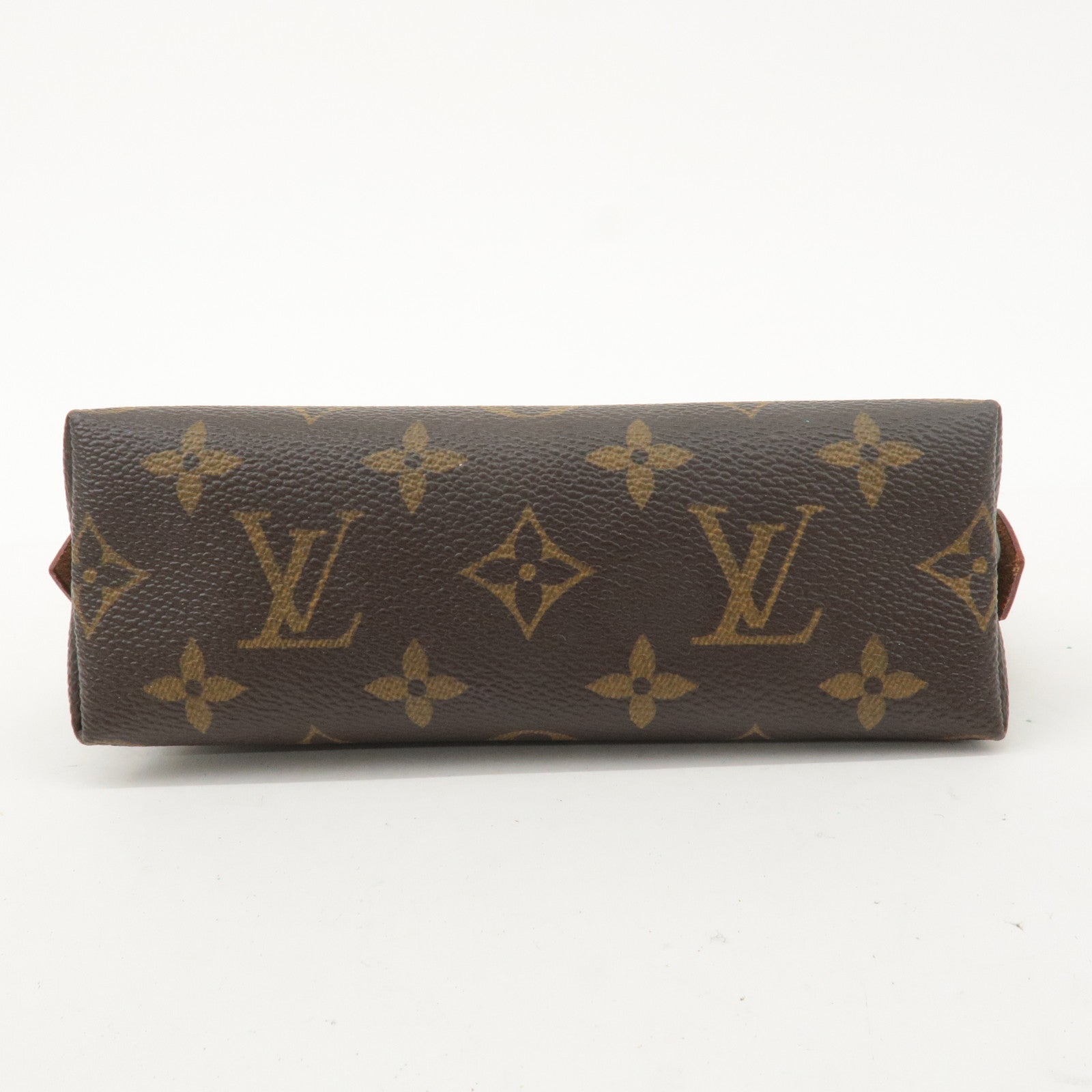 Louis Vuitton Monogram Pochette Cosmetic Pouch Brown M47515